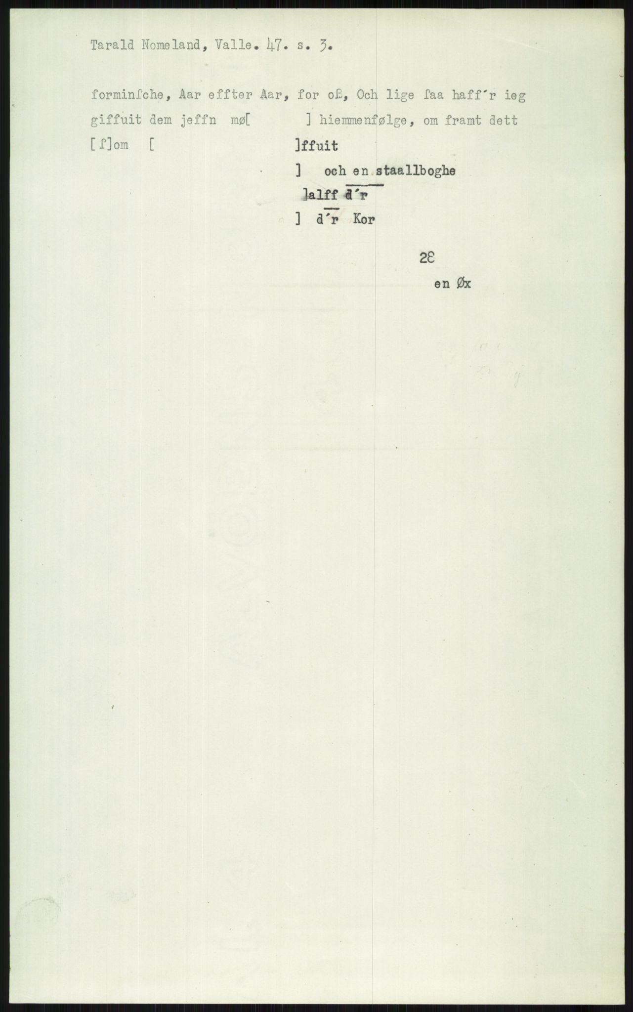 Samlinger til kildeutgivelse, Diplomavskriftsamlingen, AV/RA-EA-4053/H/Ha, p. 2896