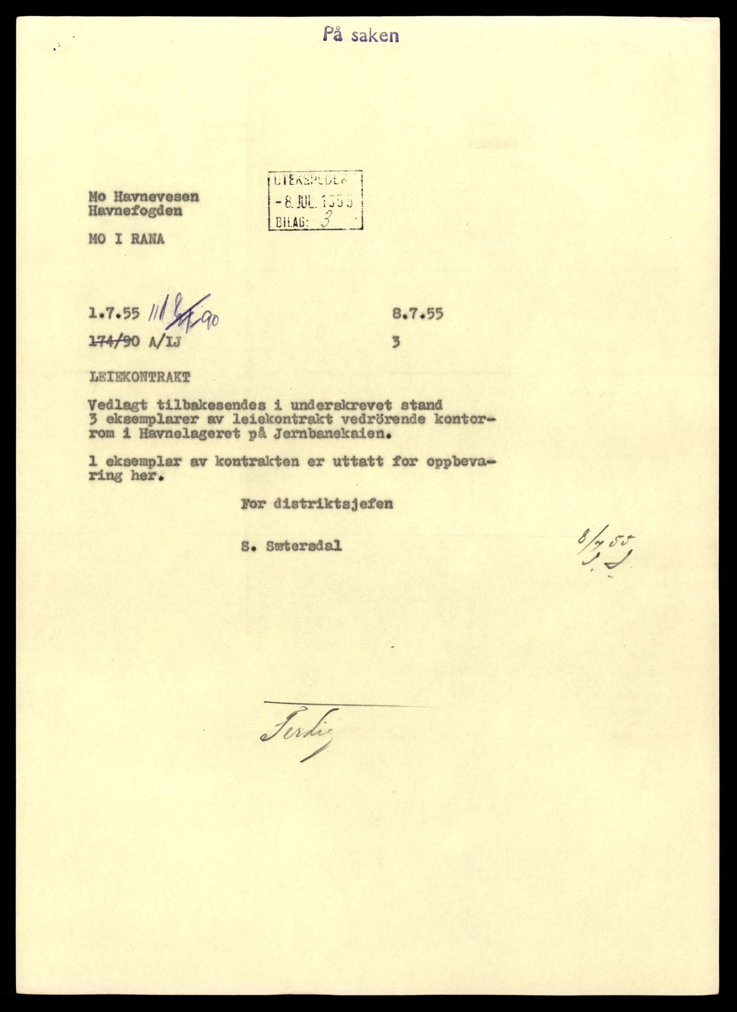 Norges statsbaner (NSB) - Trondheim distrikt, AV/SAT-A-6436/0002/Dd/L0819: --, 1936-1990, p. 29