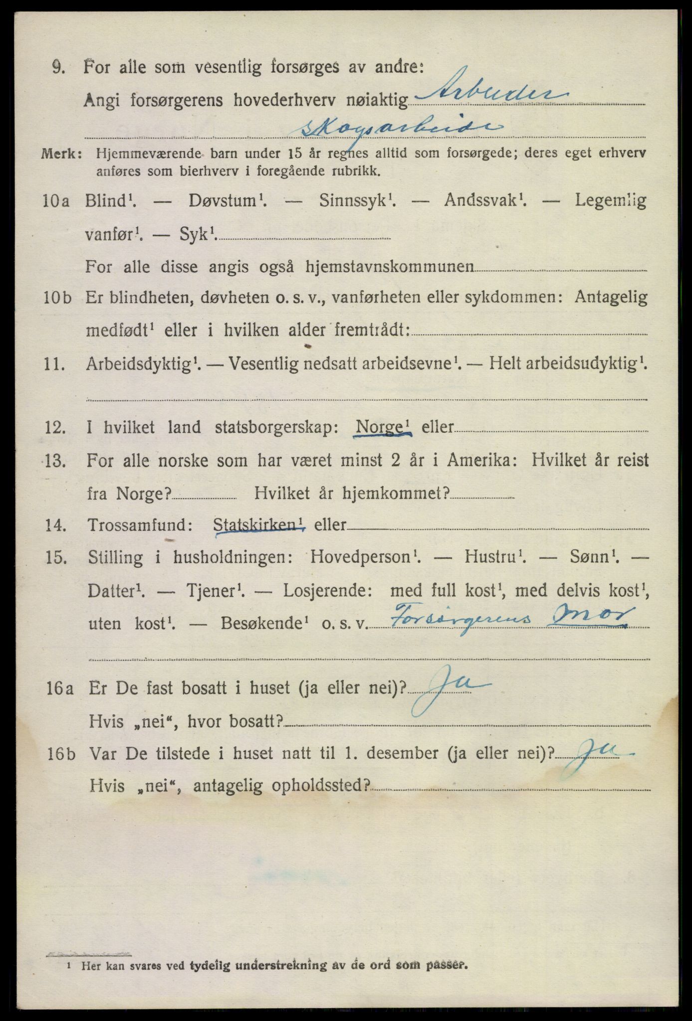 SAKO, 1920 census for Gransherad, 1920, p. 1963