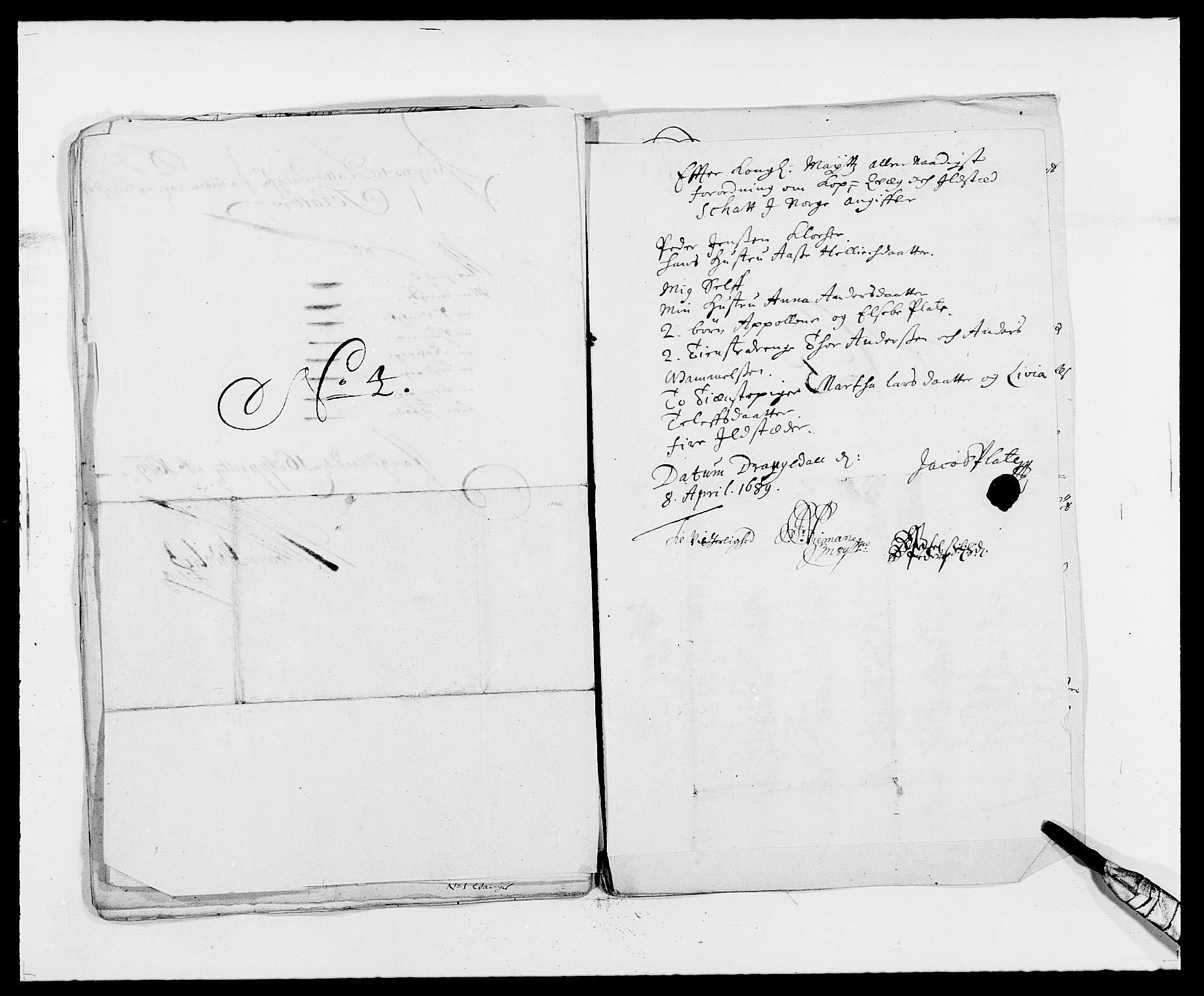 Rentekammeret inntil 1814, Reviderte regnskaper, Fogderegnskap, AV/RA-EA-4092/R34/L2050: Fogderegnskap Bamble, 1688-1691, p. 379