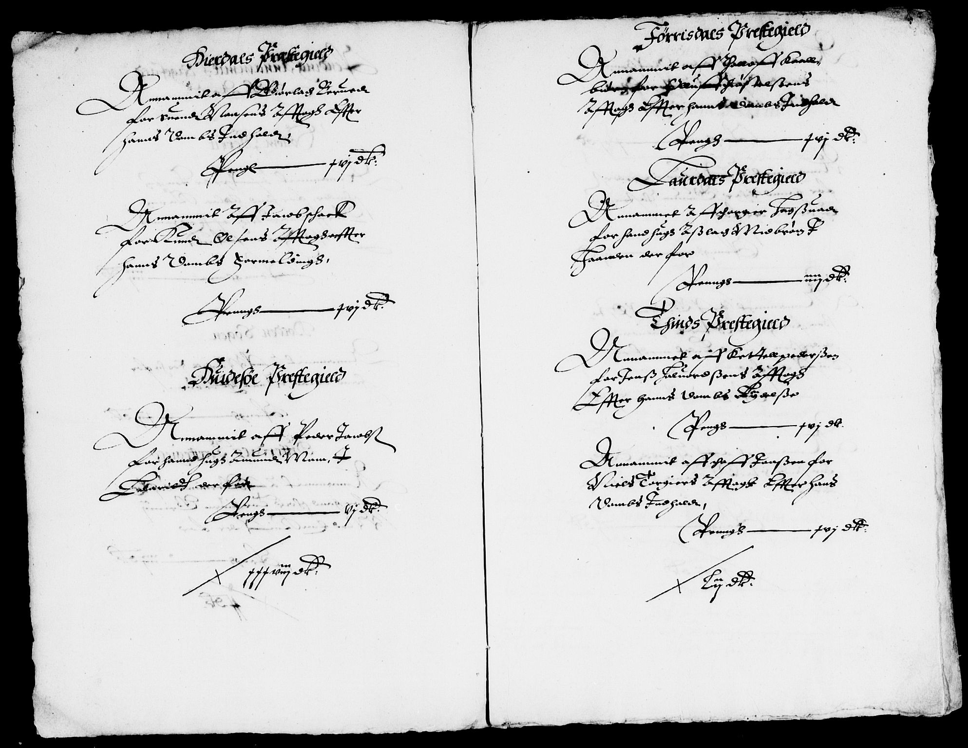 Rentekammeret inntil 1814, Reviderte regnskaper, Lensregnskaper, AV/RA-EA-5023/R/Rb/Rbp/L0016: Bratsberg len, 1632-1634