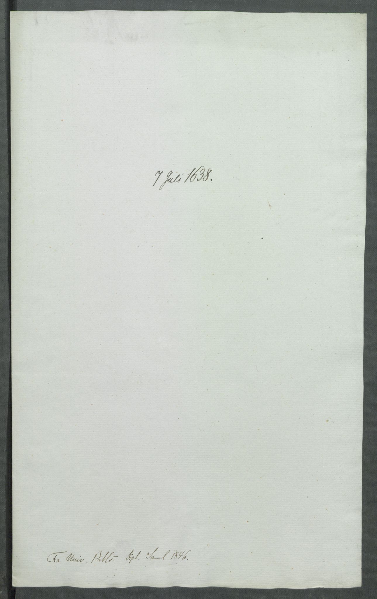 Riksarkivets diplomsamling, AV/RA-EA-5965/F02/L0151: Dokumenter, 1638, p. 25
