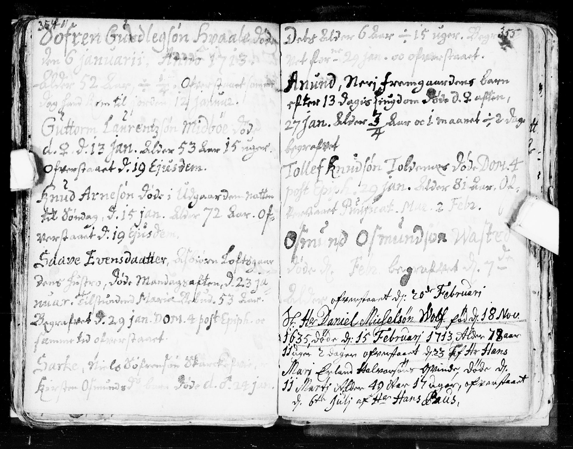 Seljord kirkebøker, SAKO/A-20/F/Fa/L0002: Parish register (official) no. I 2, 1689-1713, p. 354-355