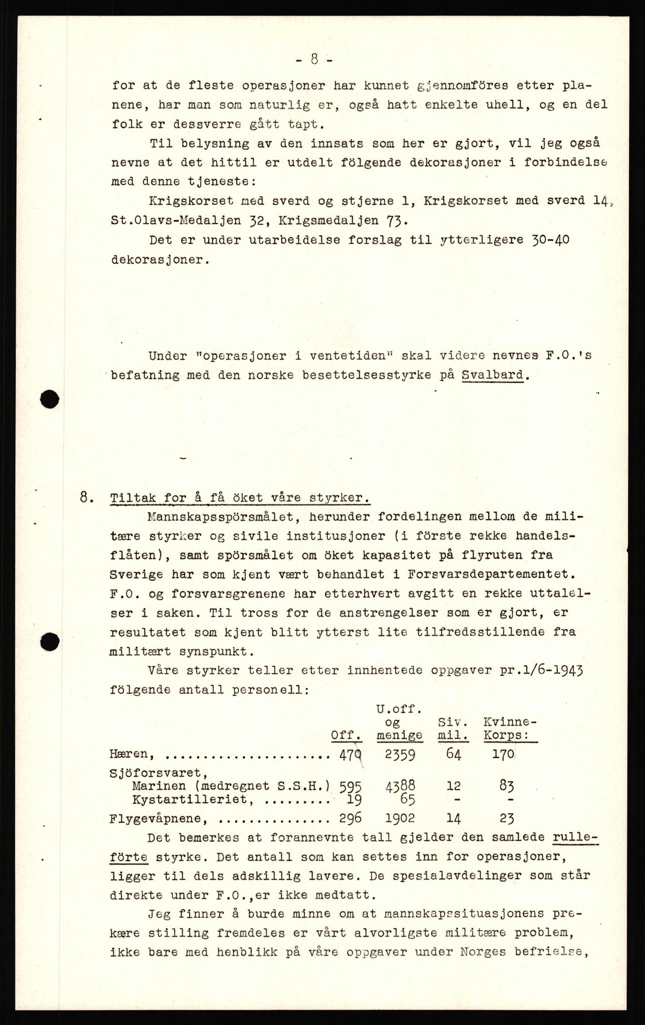 Forsvaret, Forsvarets krigshistoriske avdeling, AV/RA-RAFA-2017/Y/Yf/L0211: II-C-11-2140  -  Forsvarets overkommandos virksomhet utenfor Norge, 1940-1945, p. 833