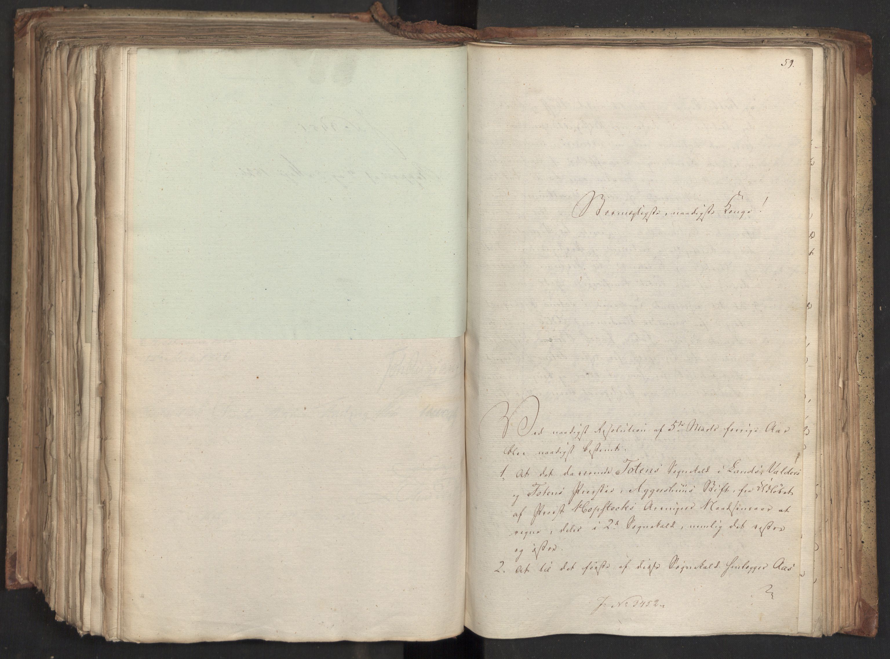 Statsrådsavdelingen i Stockholm, AV/RA-S-1003/D/Da/L0046: Regjeringsinnstillinger nr. 3308-3500, 1826, p. 403