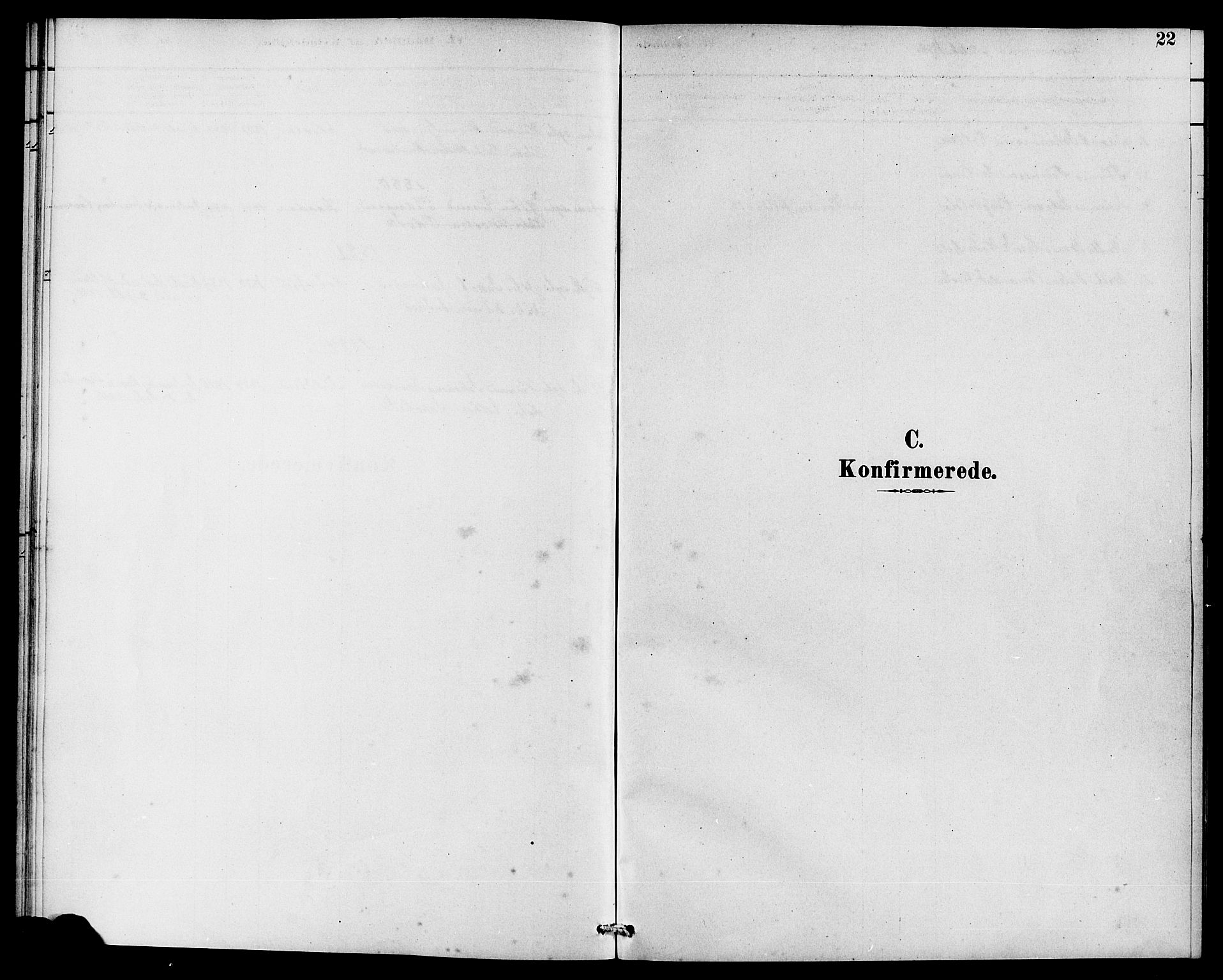 Rennesøy sokneprestkontor, SAST/A -101827/H/Ha/Haa/L0010: Parish register (official) no. A 10, 1878-1890, p. 22