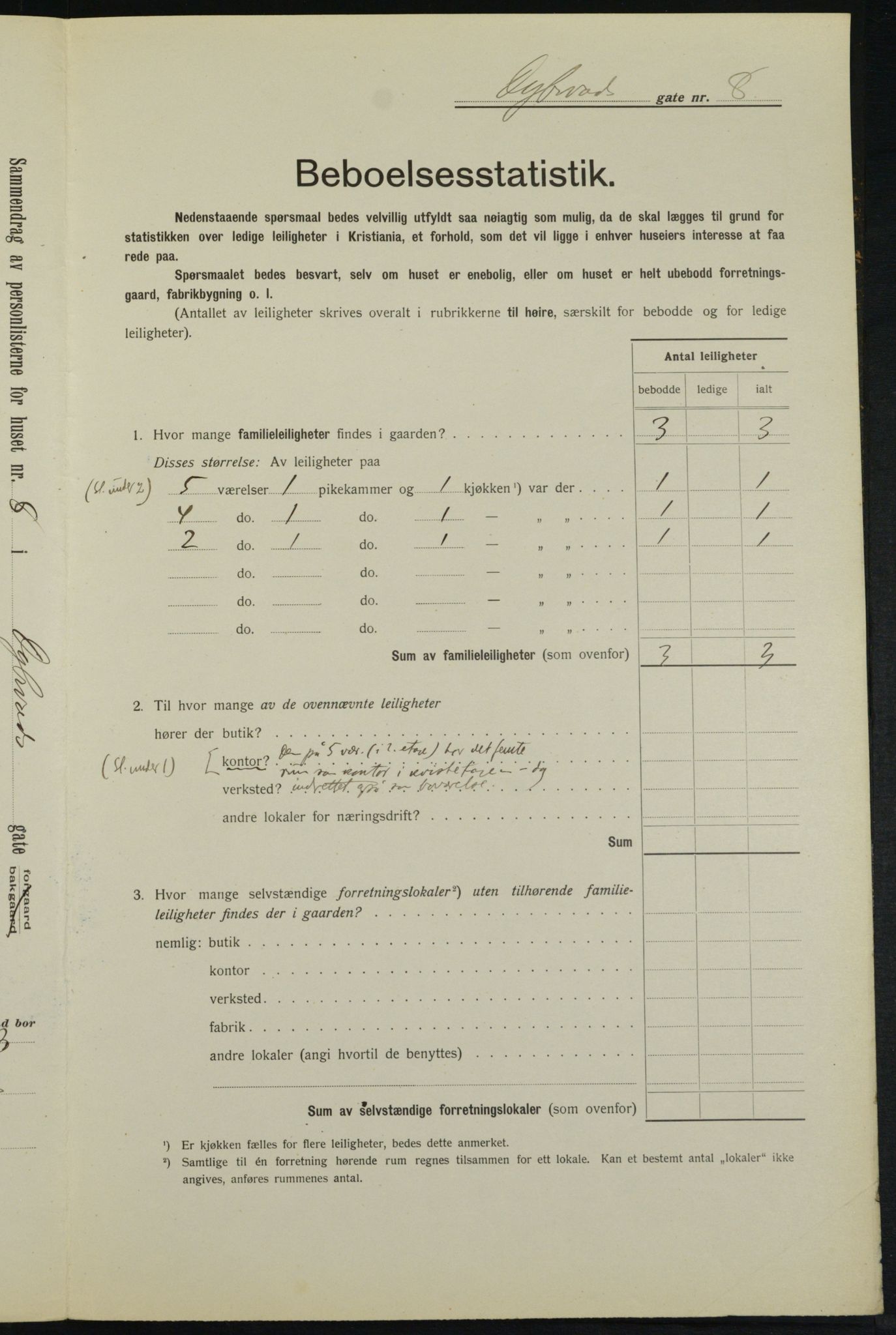 OBA, Municipal Census 1913 for Kristiania, 1913, p. 17613