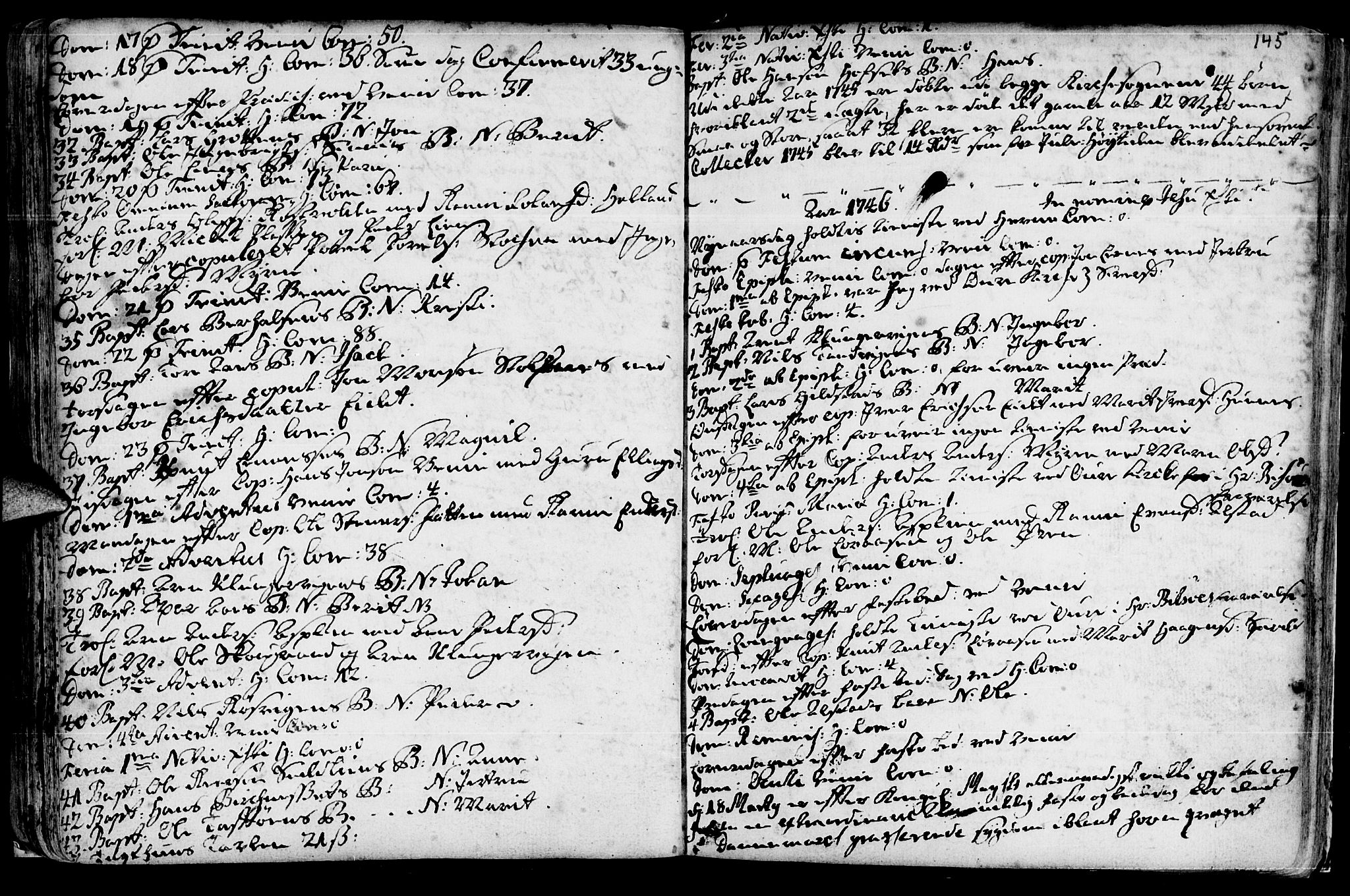Ministerialprotokoller, klokkerbøker og fødselsregistre - Sør-Trøndelag, SAT/A-1456/630/L0488: Parish register (official) no. 630A01, 1717-1756, p. 144-145