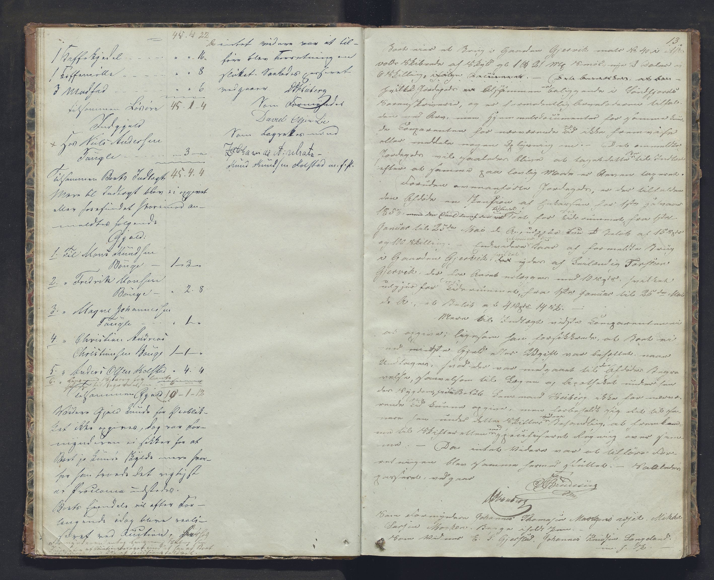 Nordhordland sorenskrivar, SAB/A-2901/1/H/Hb/L0019: Registreringsprotokollar, 1856-1859, p. 13
