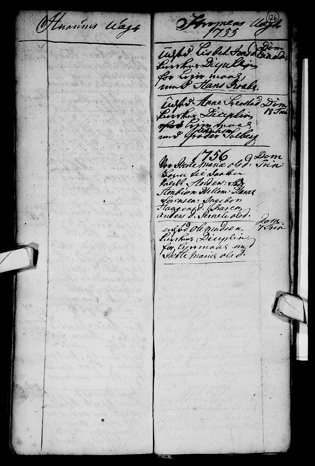 Hurum kirkebøker, AV/SAKO-A-229/F/Fa/L0002: Parish register (official) no. 2, 1733-1757, p. 176