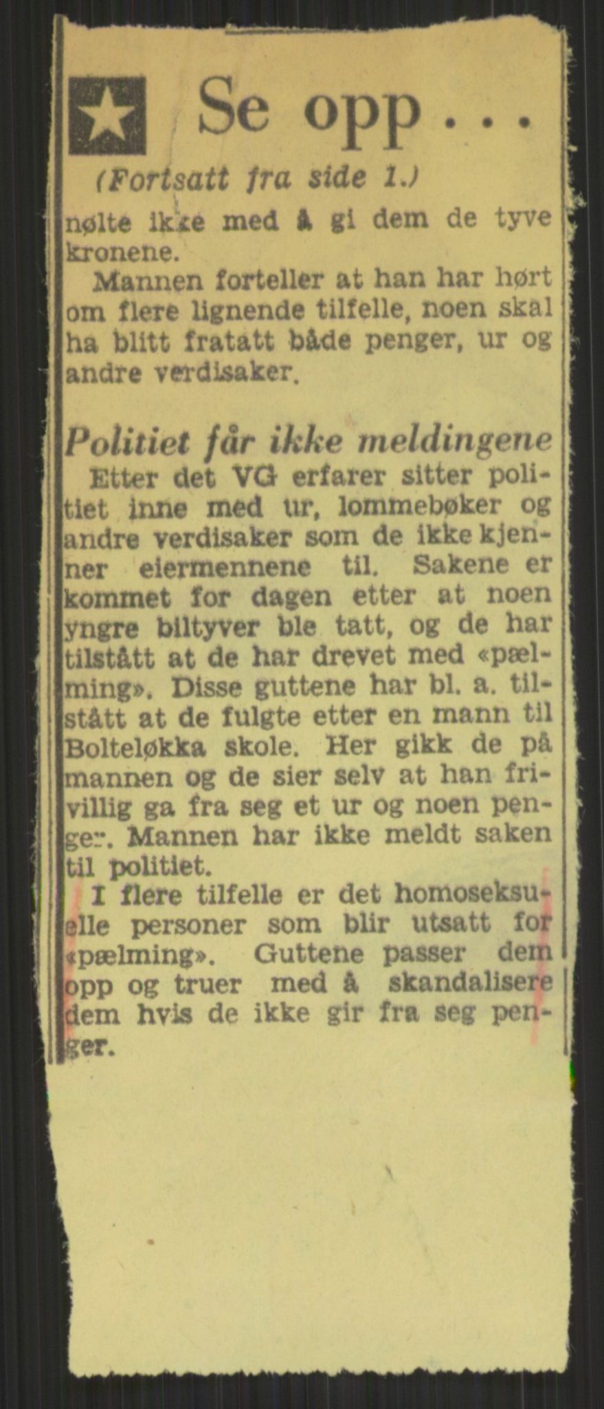 Justisdepartementet, Lovavdelingen, AV/RA-S-3212/D/De/L0029/0001: Straffeloven / Straffelovens revisjon: 5 - Ot. prp. nr.  41 - 1945: Homoseksualiet. 3 mapper, 1956-1970, p. 341