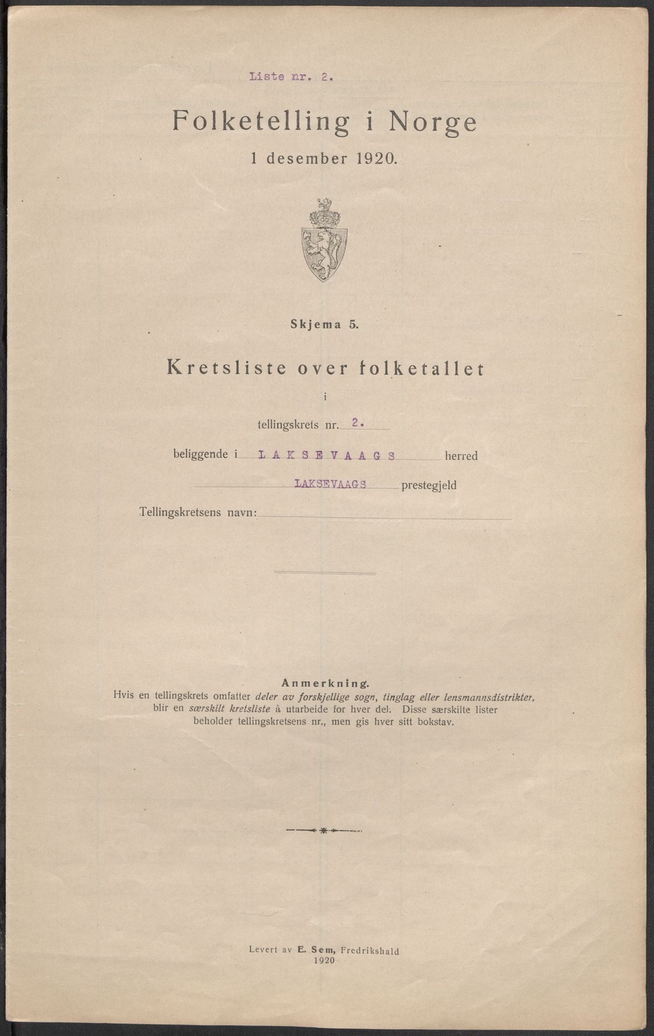 SAB, 1920 census for Laksevåg, 1920, p. 11