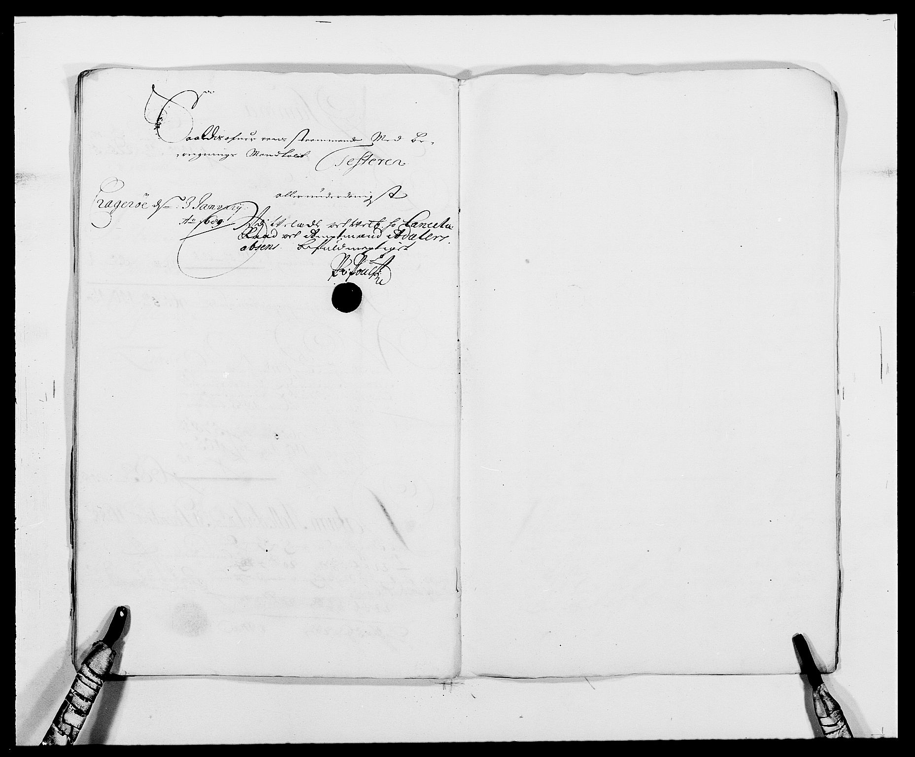 Rentekammeret inntil 1814, Reviderte regnskaper, Fogderegnskap, AV/RA-EA-4092/R34/L2050: Fogderegnskap Bamble, 1688-1691, p. 119