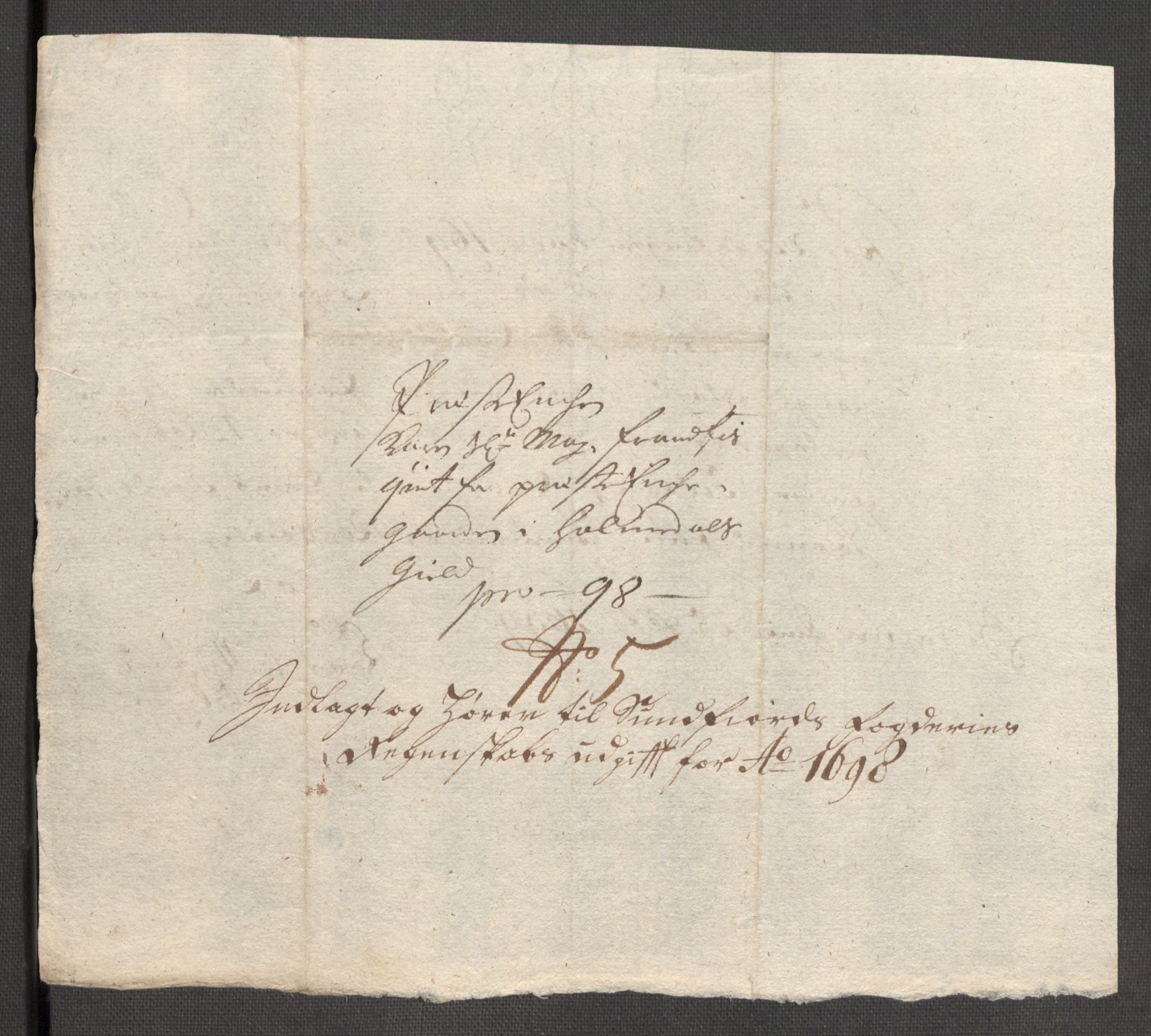 Rentekammeret inntil 1814, Reviderte regnskaper, Fogderegnskap, AV/RA-EA-4092/R53/L3423: Fogderegnskap Sunn- og Nordfjord, 1697-1698, p. 353