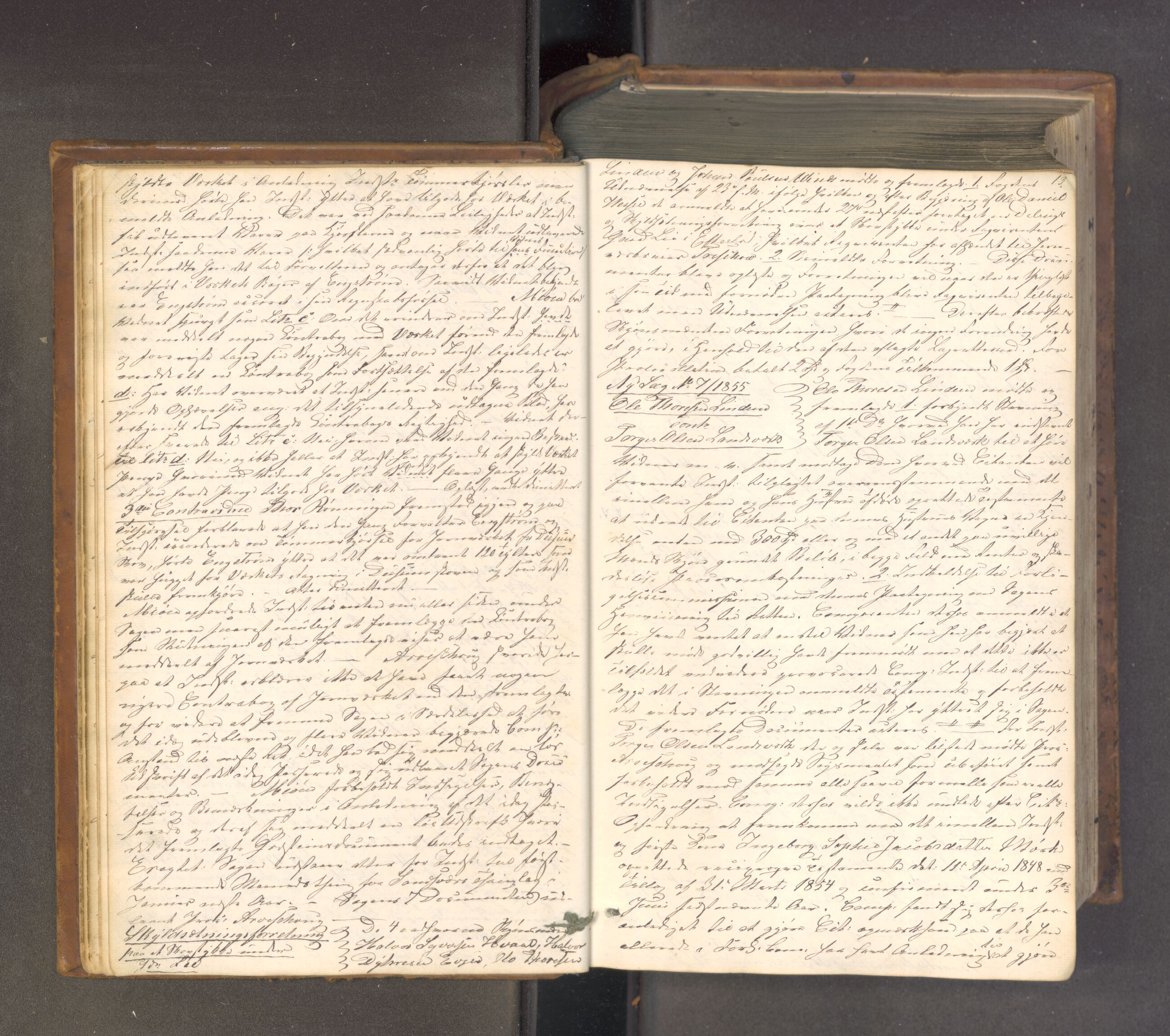 Numedal og Sandsvær sorenskriveri, AV/SAKO-A-128/F/Fa/Faa/L0106: Tingbok, 1855-1861