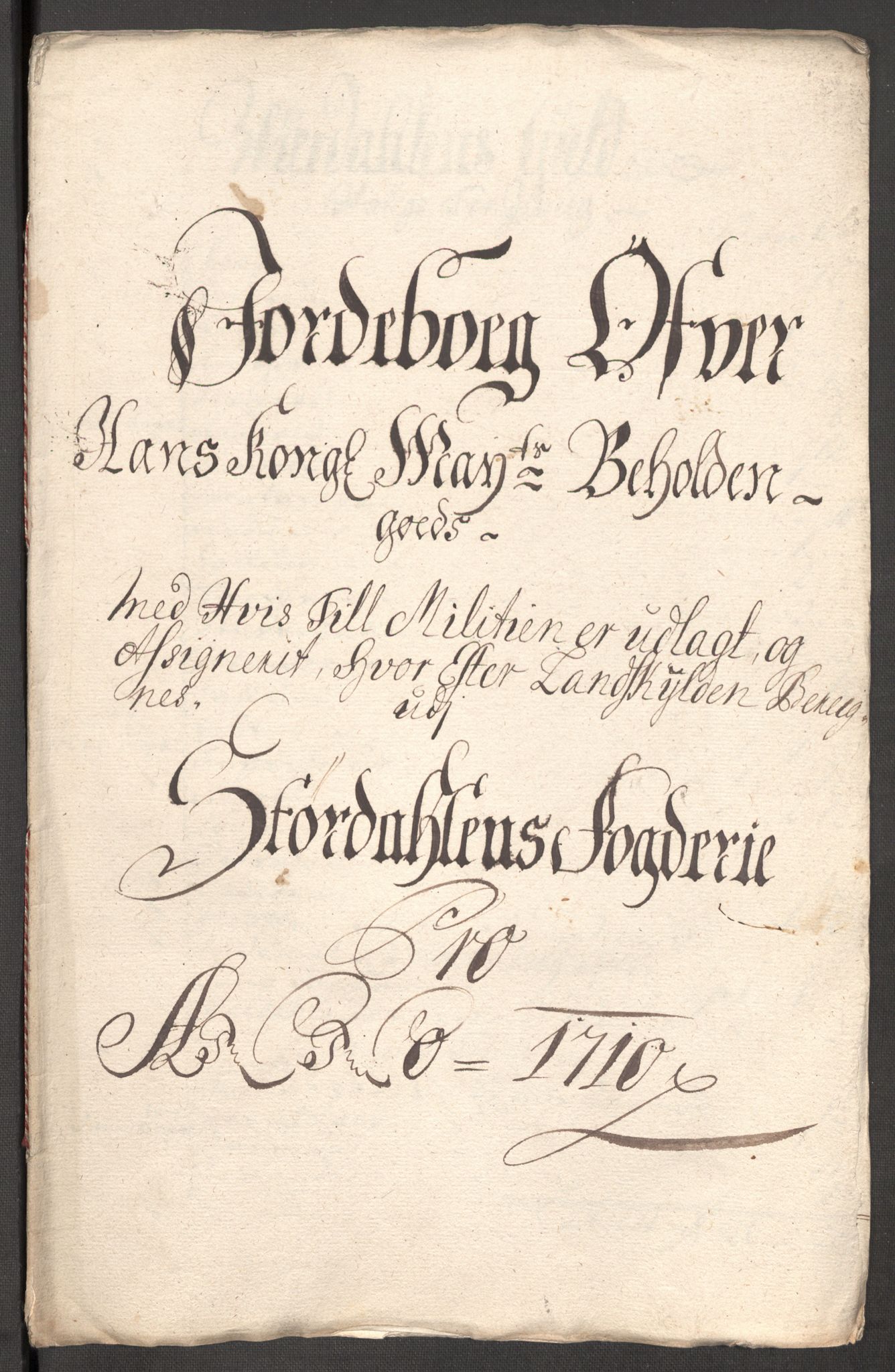 Rentekammeret inntil 1814, Reviderte regnskaper, Fogderegnskap, AV/RA-EA-4092/R62/L4200: Fogderegnskap Stjørdal og Verdal, 1710, p. 130