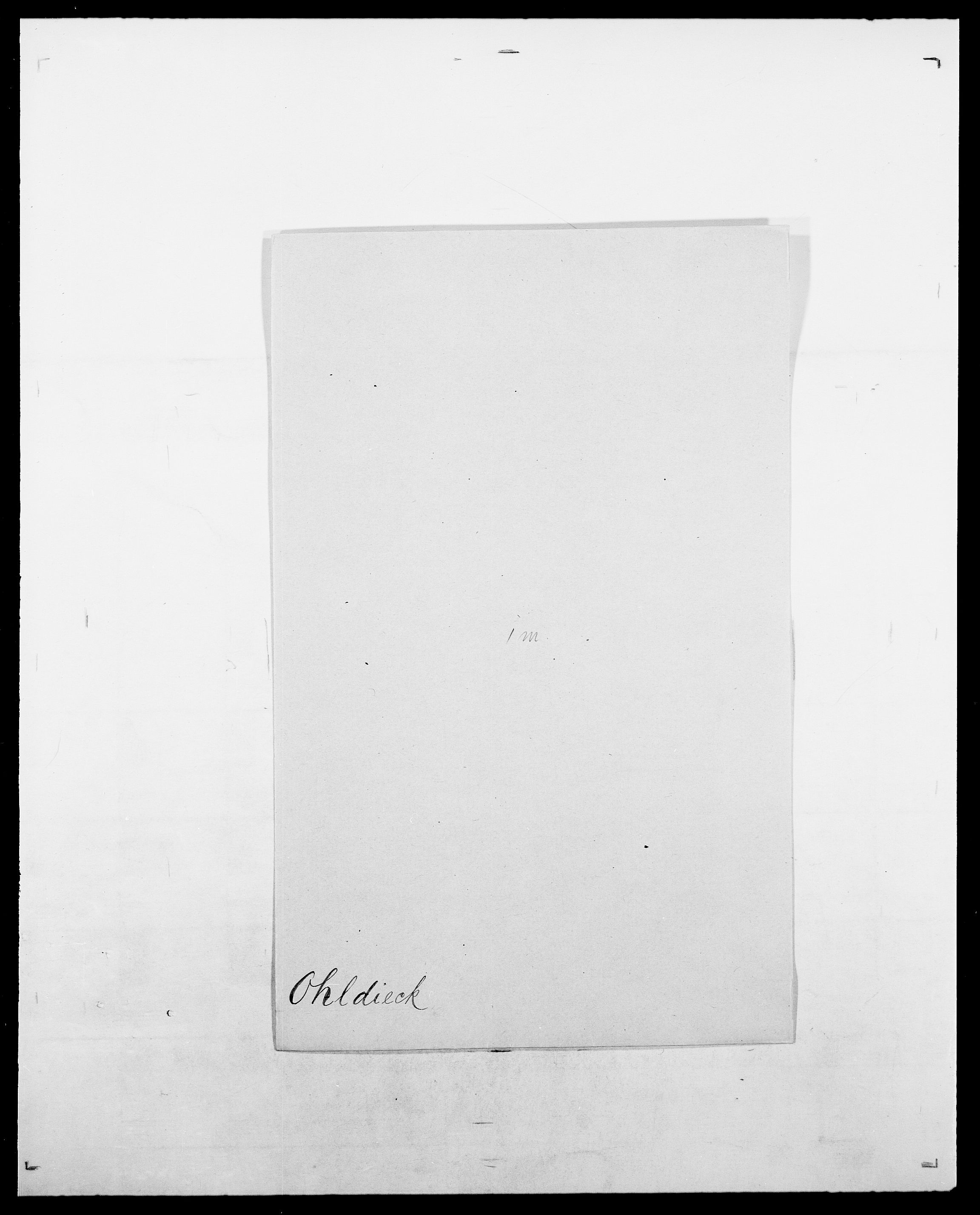 Delgobe, Charles Antoine - samling, SAO/PAO-0038/D/Da/L0029: Obel - Oxholm, p. 63