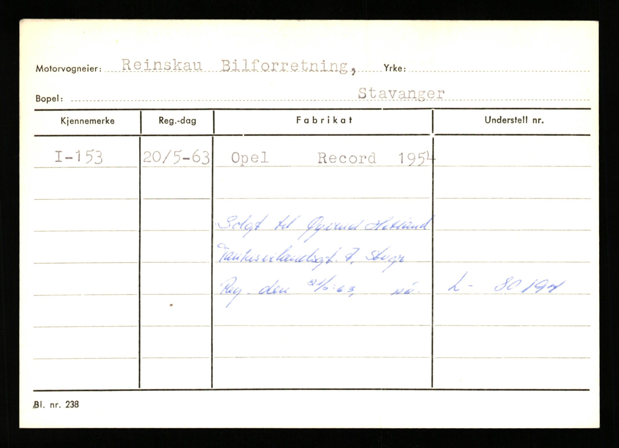 Stavanger trafikkstasjon, AV/SAST-A-101942/0/G/L0001: Registreringsnummer: 0 - 5782, 1930-1971, p. 89