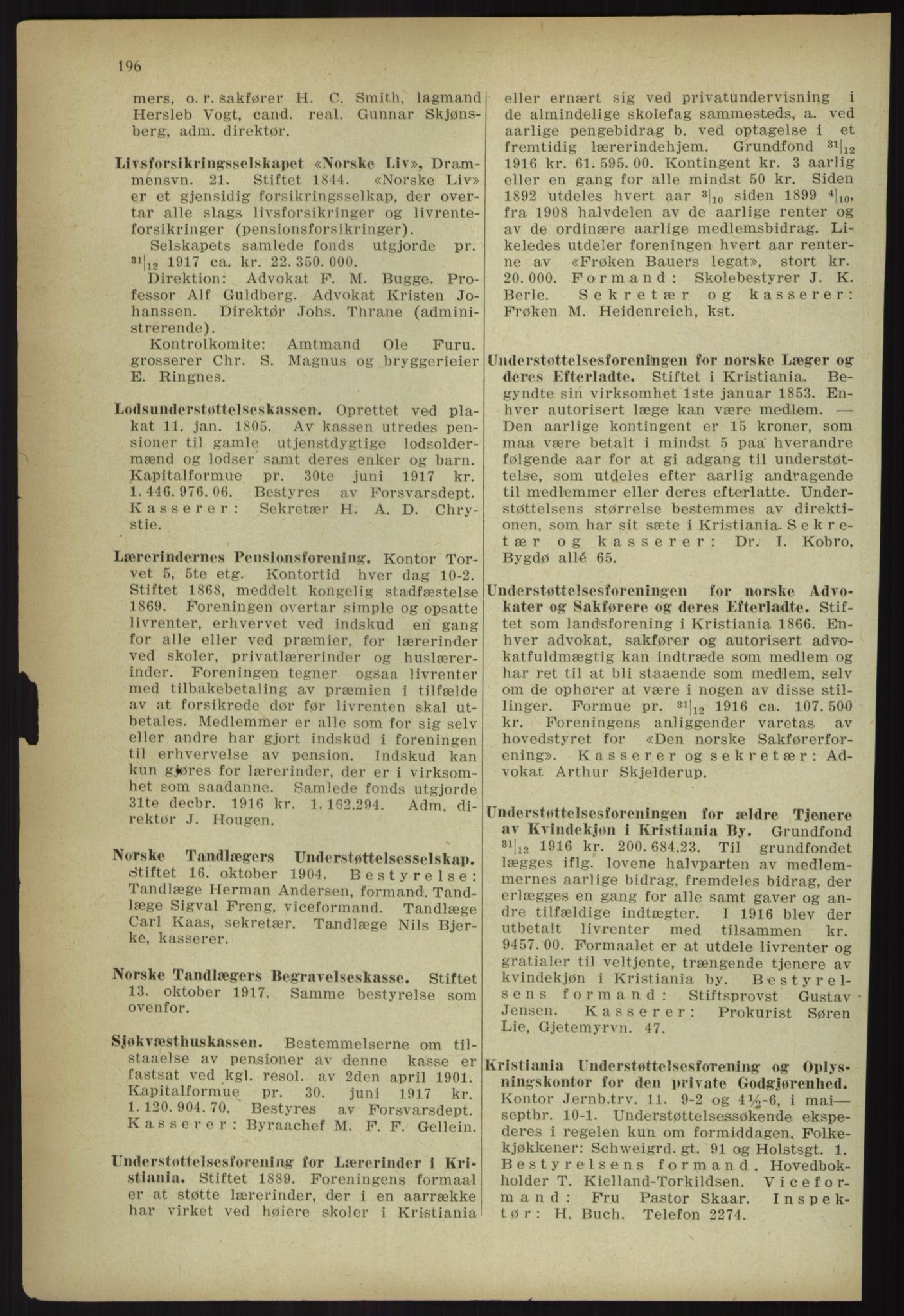 Kristiania/Oslo adressebok, PUBL/-, 1918, p. 209