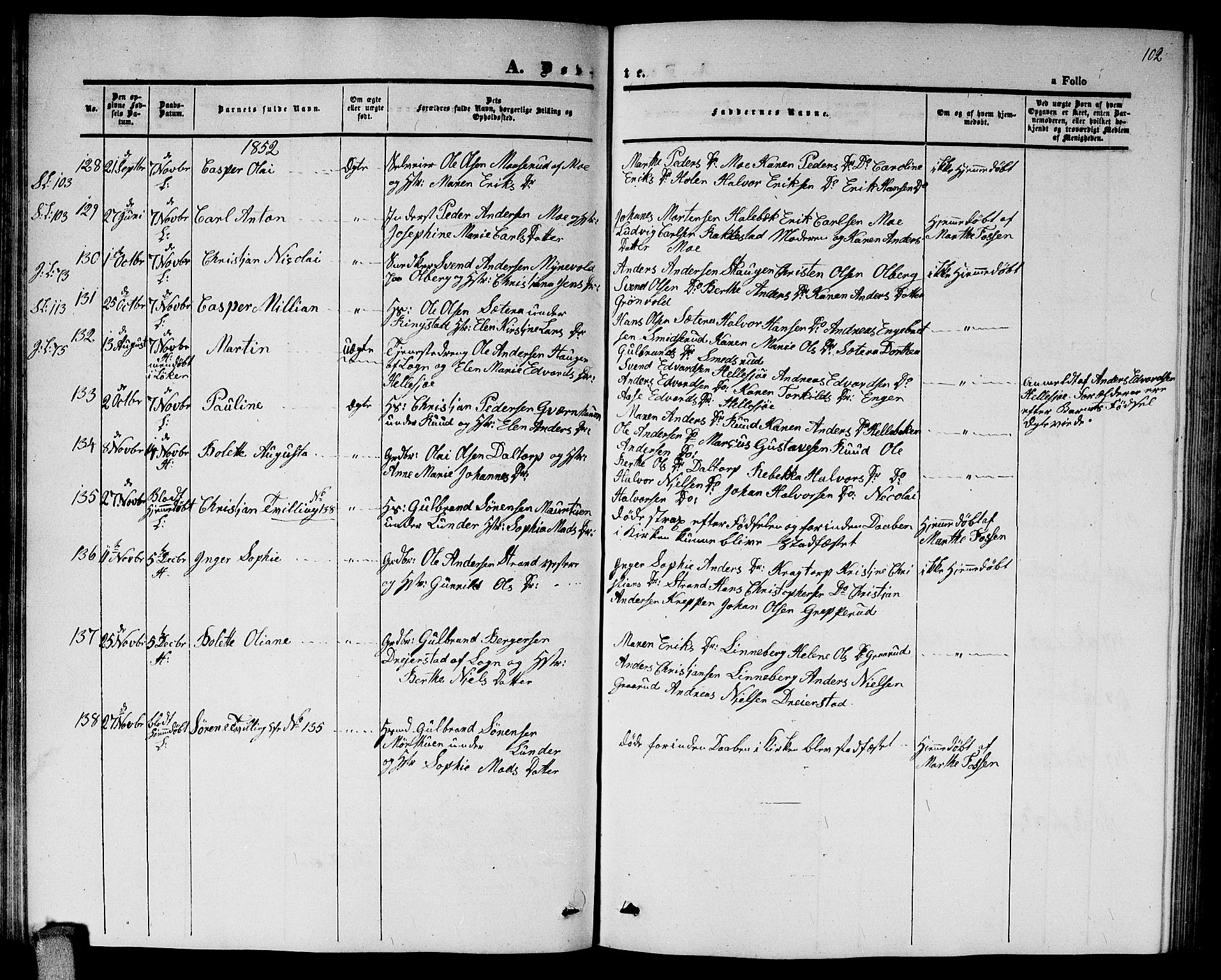 Høland prestekontor Kirkebøker, AV/SAO-A-10346a/G/Ga/L0003: Parish register (copy) no. I 3, 1846-1853, p. 102