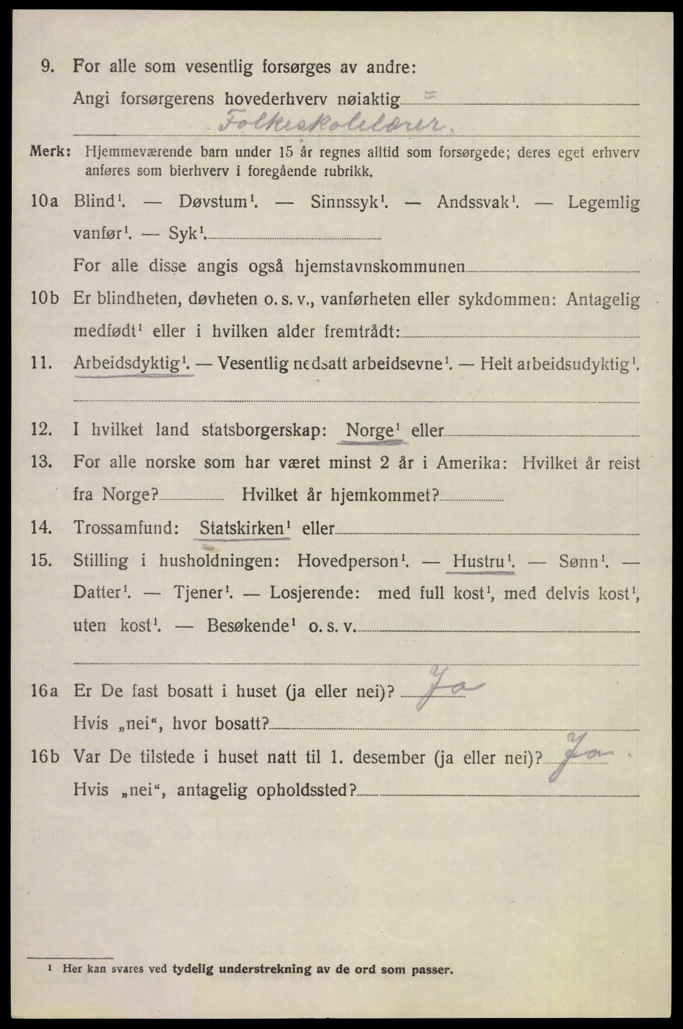 SAKO, 1920 census for Sem, 1920, p. 13416