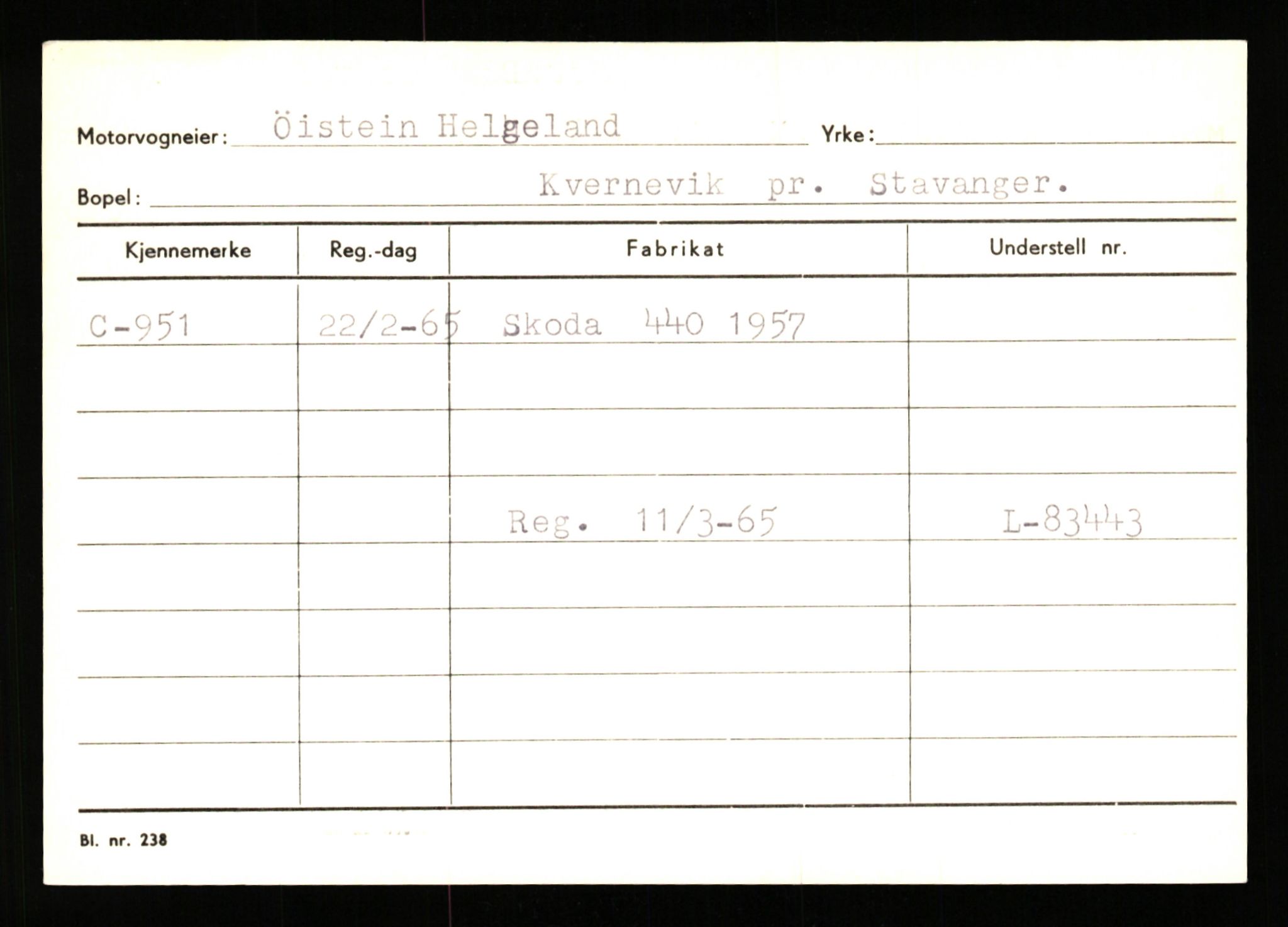 Stavanger trafikkstasjon, AV/SAST-A-101942/0/G/L0001: Registreringsnummer: 0 - 5782, 1930-1971, p. 593