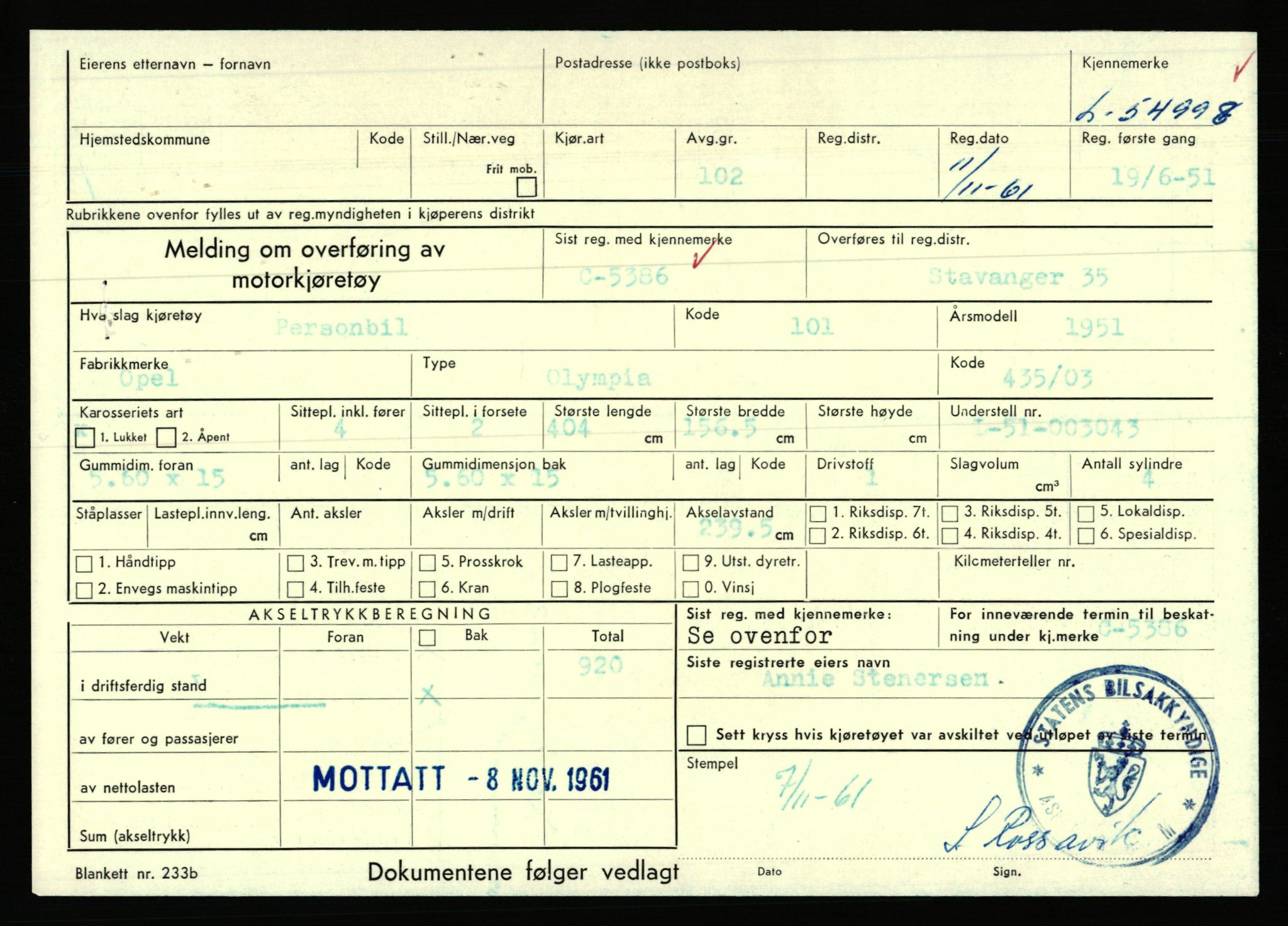 Stavanger trafikkstasjon, AV/SAST-A-101942/0/F/L0054: L-54200 - L-55699, 1930-1971, p. 1645