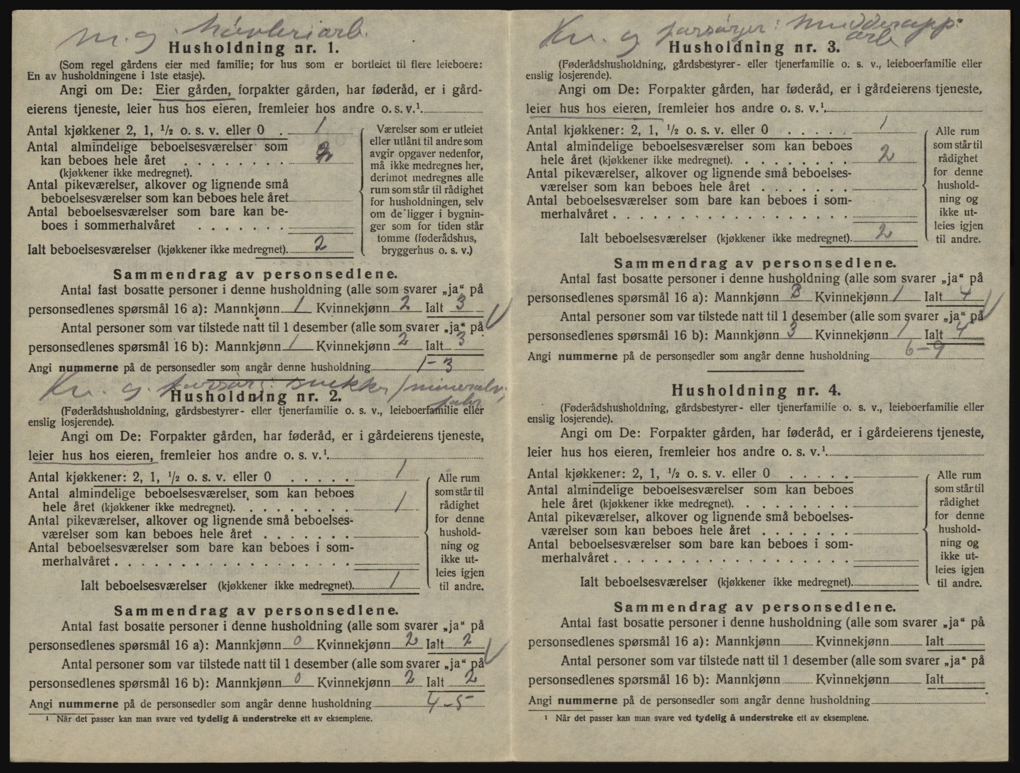 SAO, 1920 census for Glemmen, 1920, p. 782