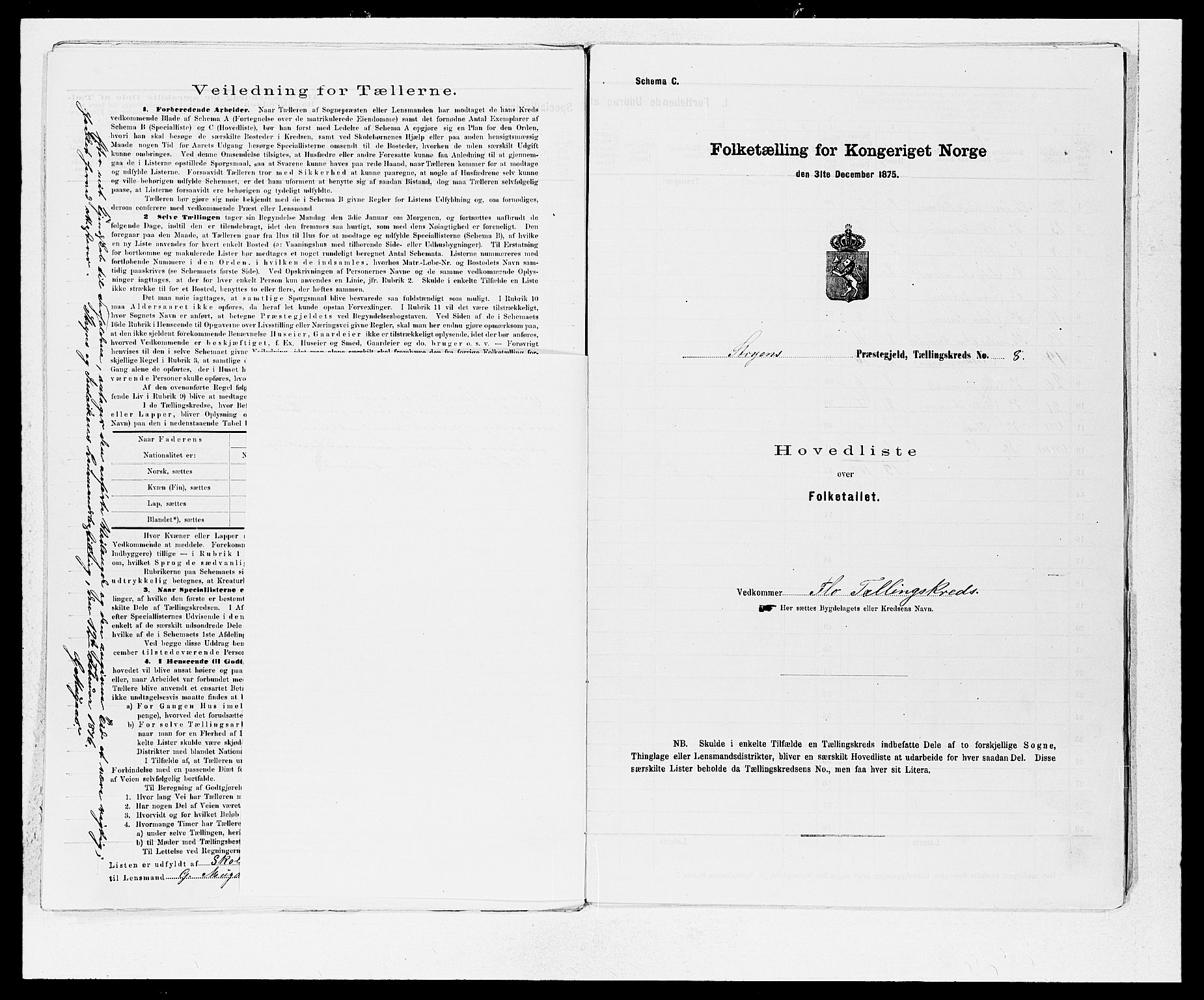 SAB, 1875 Census for 1448P Stryn, 1875, p. 19