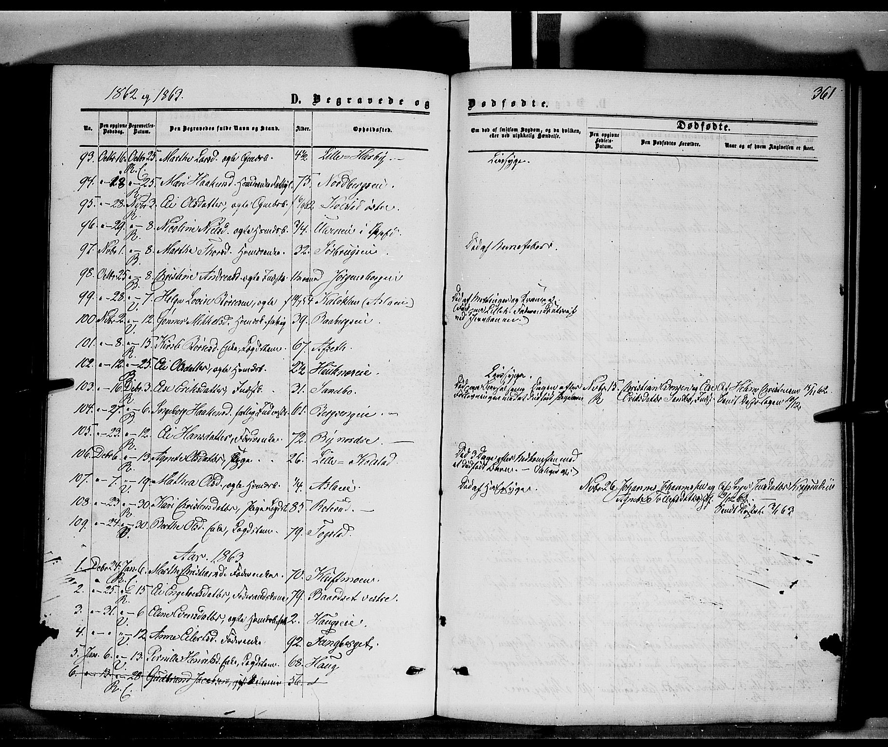 Ringsaker prestekontor, AV/SAH-PREST-014/K/Ka/L0010: Parish register (official) no. 10, 1861-1869, p. 361