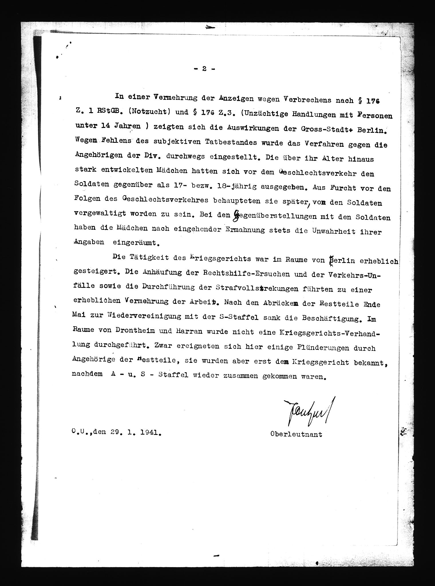 Documents Section, RA/RAFA-2200/V/L0086: Amerikansk mikrofilm "Captured German Documents".
Box No. 725.  FKA jnr. 601/1954., 1940, p. 416