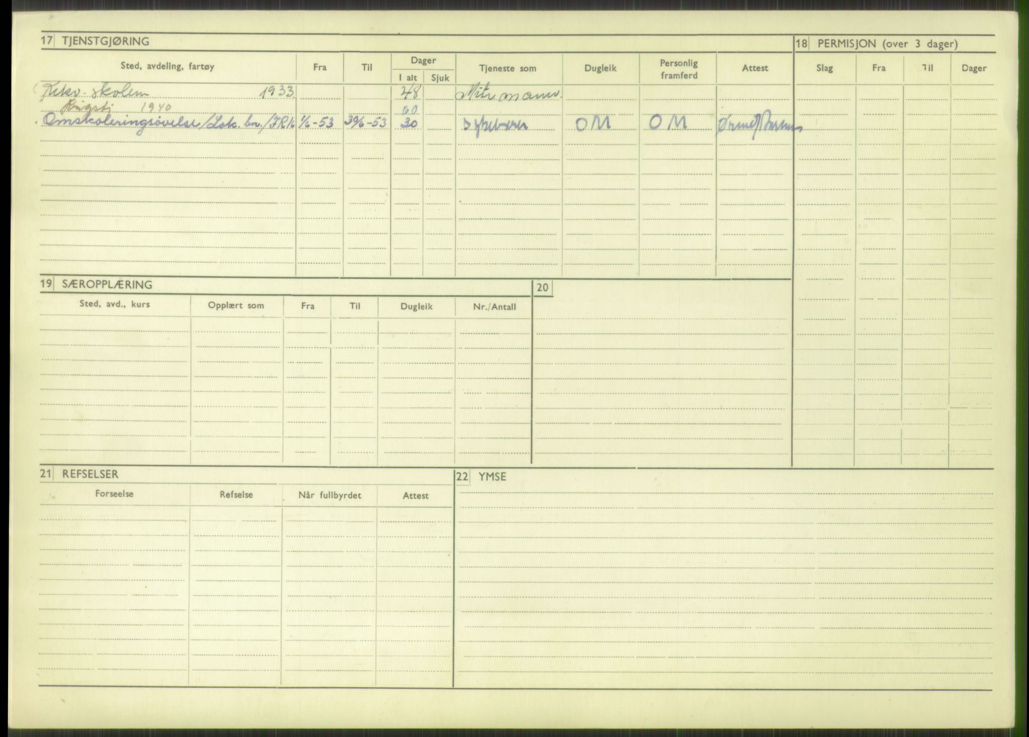 Forsvaret, Troms infanteriregiment nr. 16, AV/RA-RAFA-3146/P/Pa/L0016: Rulleblad for regimentets menige mannskaper, årsklasse 1932, 1932, p. 808