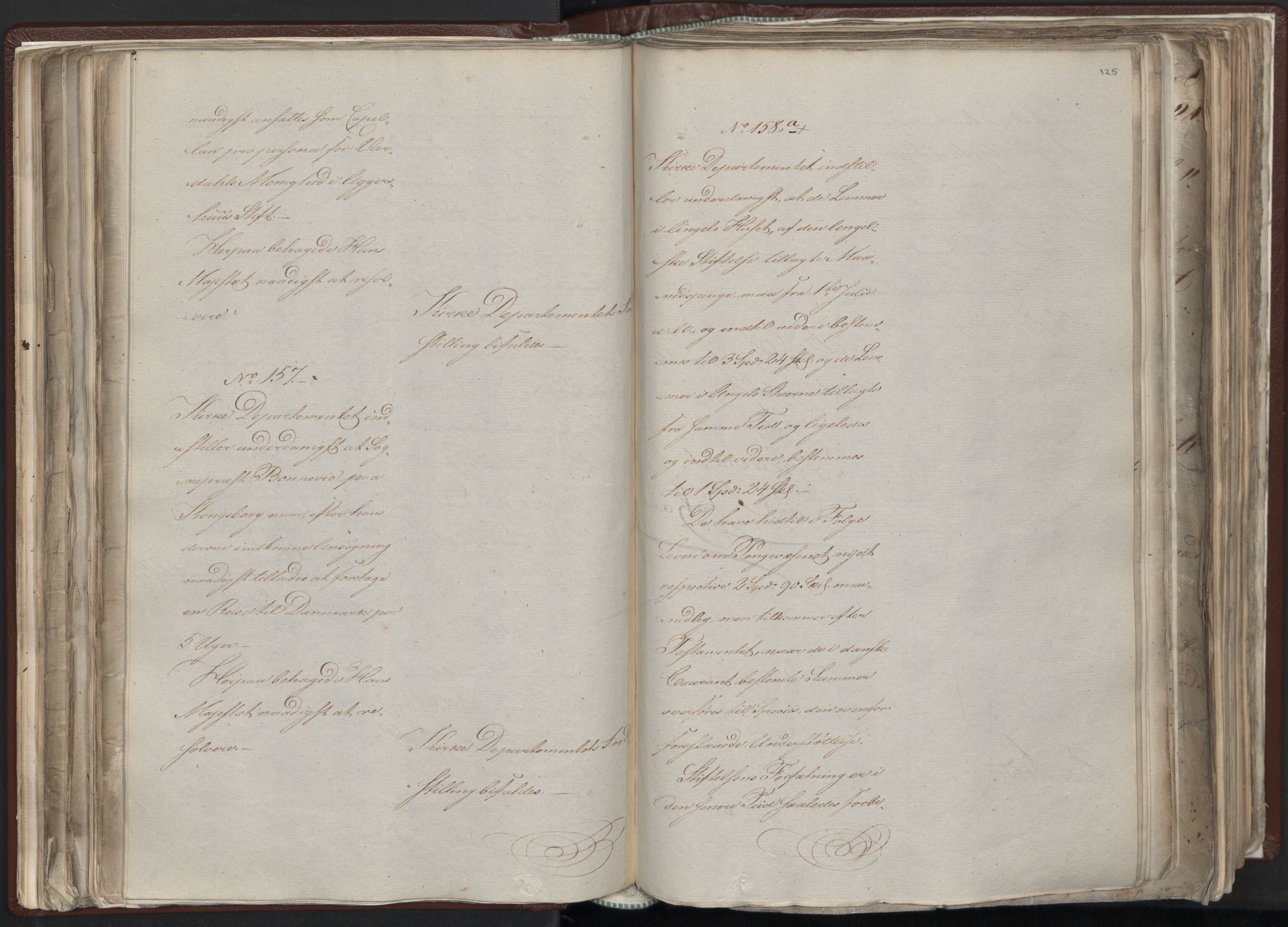 Statsrådssekretariatet, AV/RA-S-1001/A/Ab/L0012: Kgl. res. nr. 5679-6008 II, 1821, p. 124b-125a