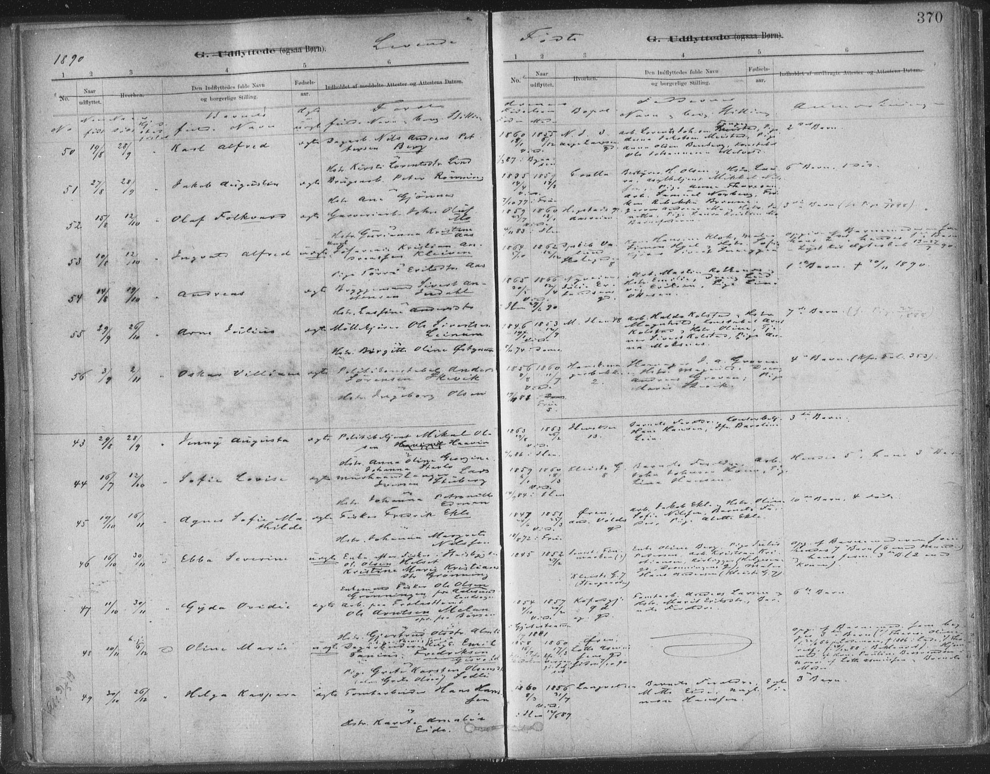 Ministerialprotokoller, klokkerbøker og fødselsregistre - Sør-Trøndelag, SAT/A-1456/603/L0163: Parish register (official) no. 603A02, 1879-1895, p. 370