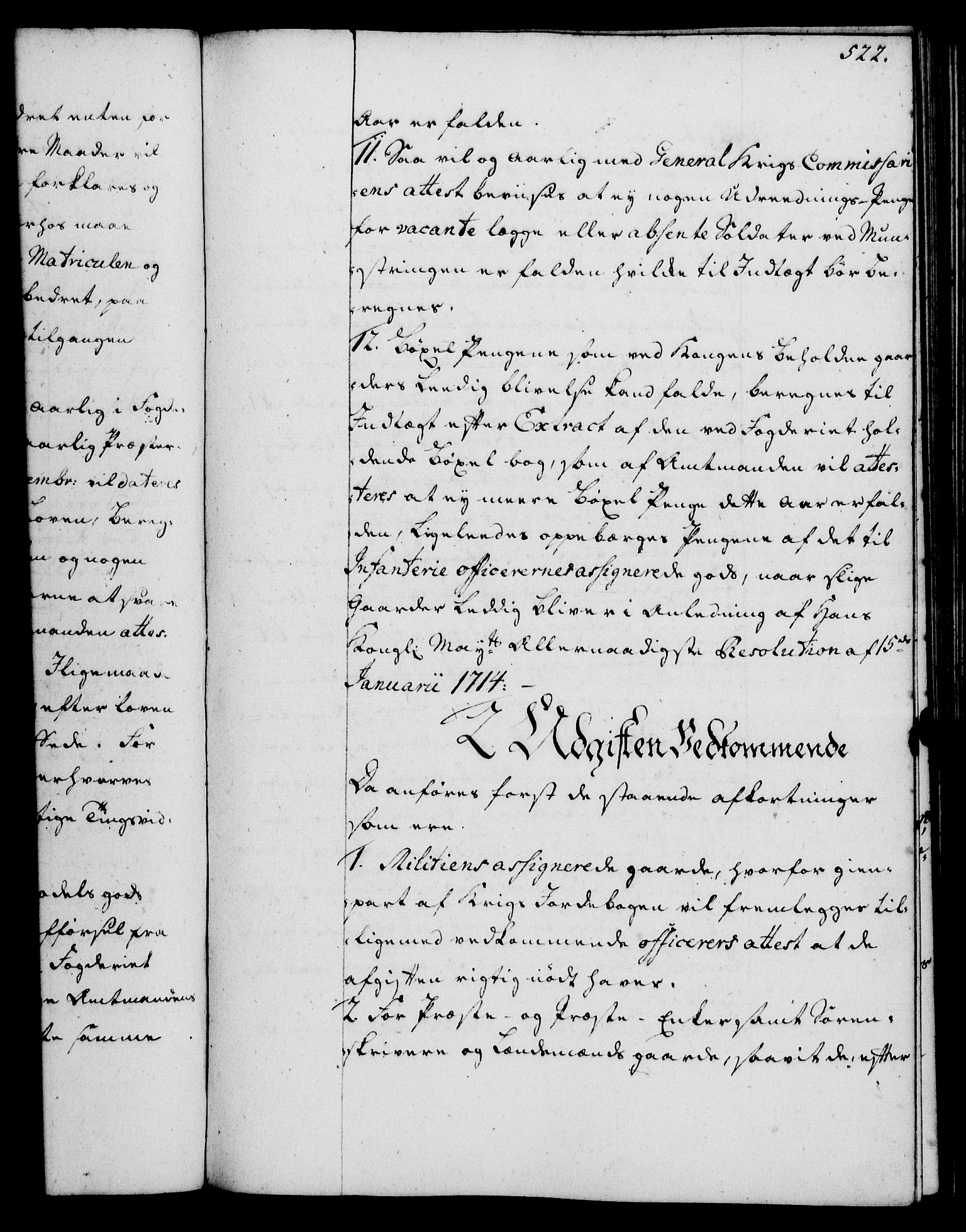 Rentekammeret, Kammerkanselliet, RA/EA-3111/G/Gg/Ggi/L0002: Norsk instruksjonsprotokoll med register (merket RK 53.35), 1729-1751, p. 522