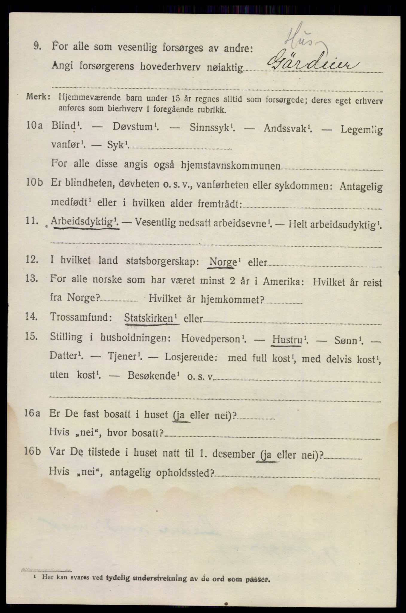 SAKO, 1920 census for Sandeherred, 1920, p. 20183