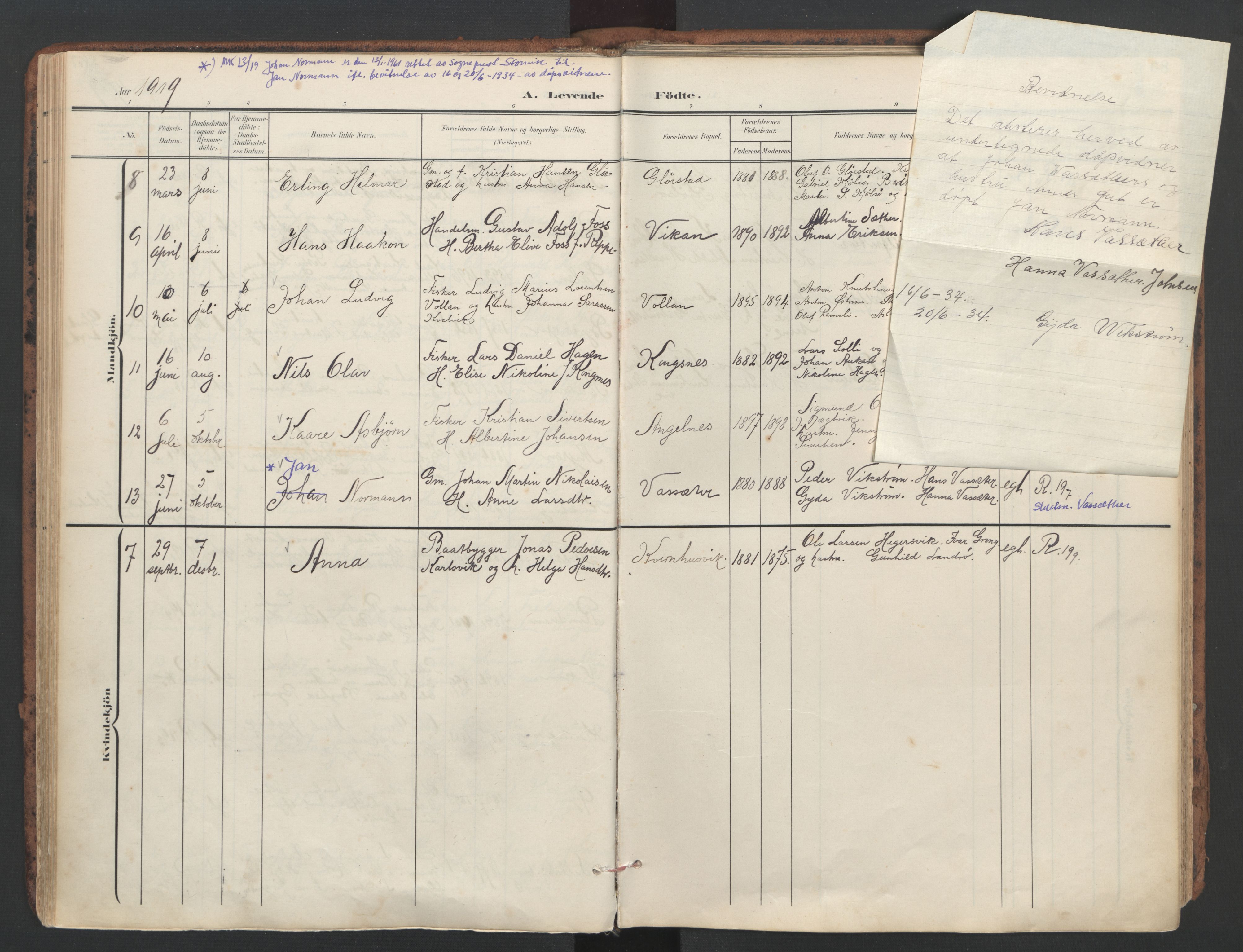 Ministerialprotokoller, klokkerbøker og fødselsregistre - Sør-Trøndelag, AV/SAT-A-1456/634/L0537: Parish register (official) no. 634A13, 1896-1922, p. 68