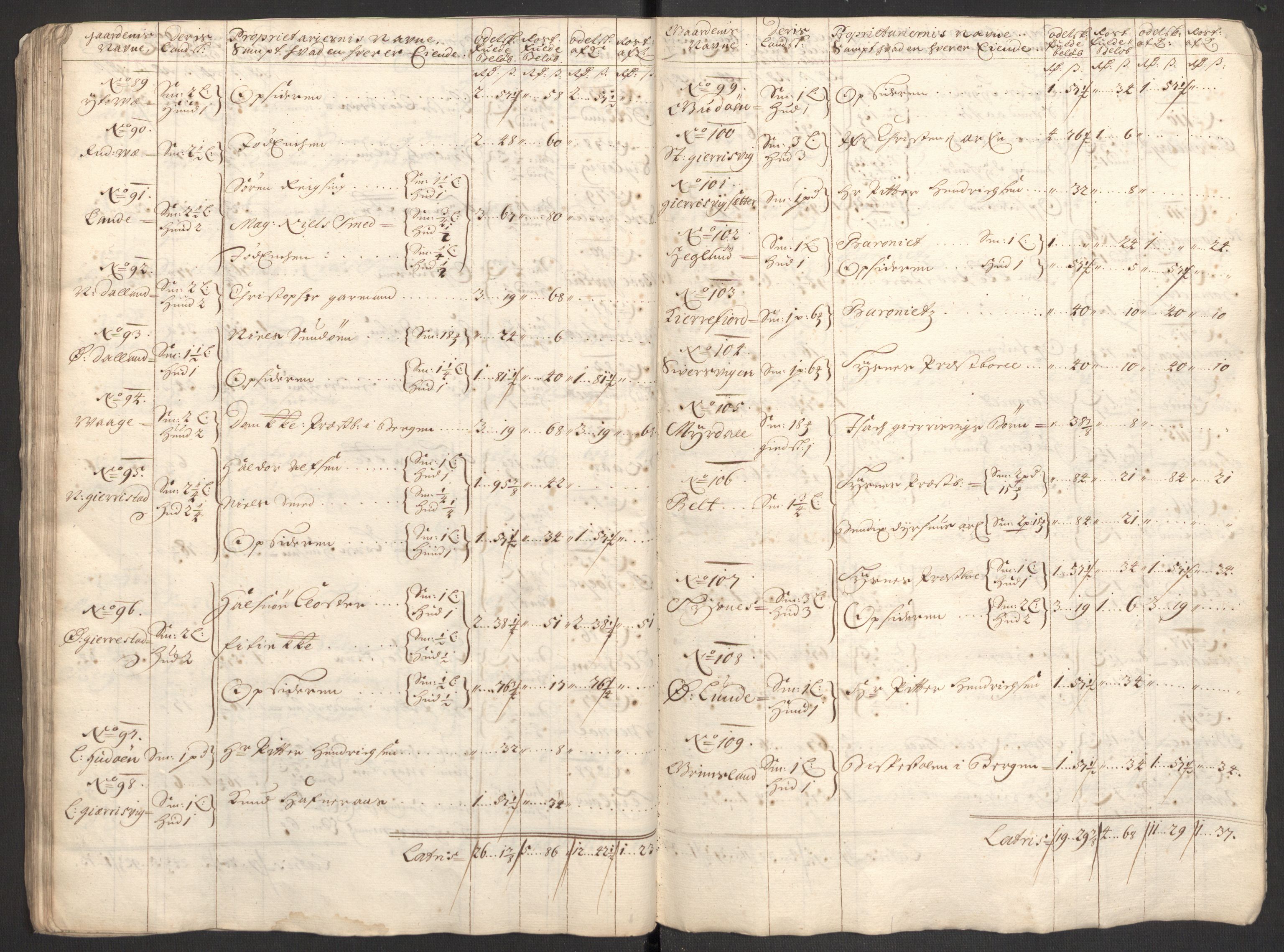 Rentekammeret inntil 1814, Reviderte regnskaper, Fogderegnskap, AV/RA-EA-4092/R48/L2978: Fogderegnskap Sunnhordland og Hardanger, 1699, p. 125