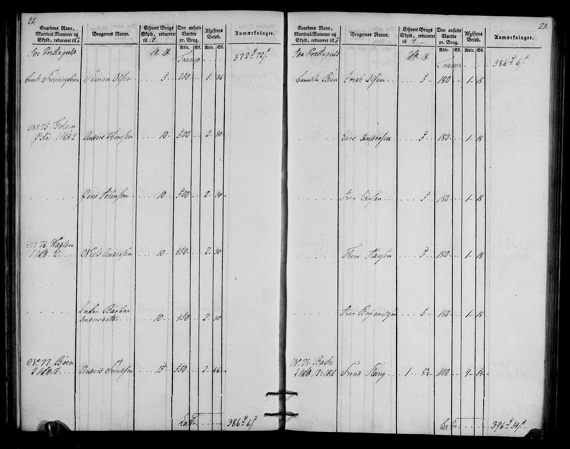 Rentekammeret inntil 1814, Realistisk ordnet avdeling, AV/RA-EA-4070/N/Ne/Nea/L0006: Idd og Marker fogderi. Oppebørselsregister, 1803, p. 14