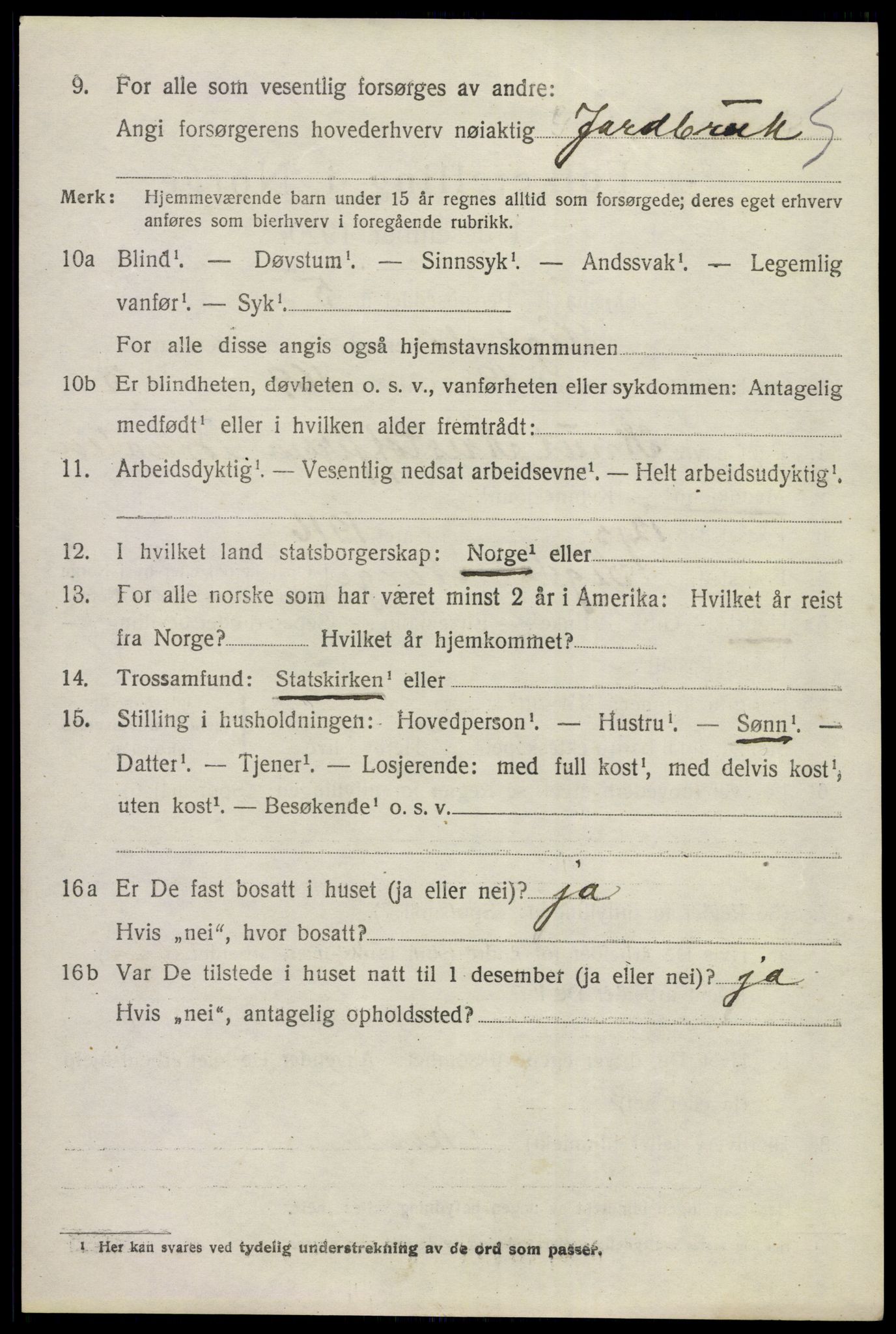SAKO, 1920 census for Sigdal, 1920, p. 9183
