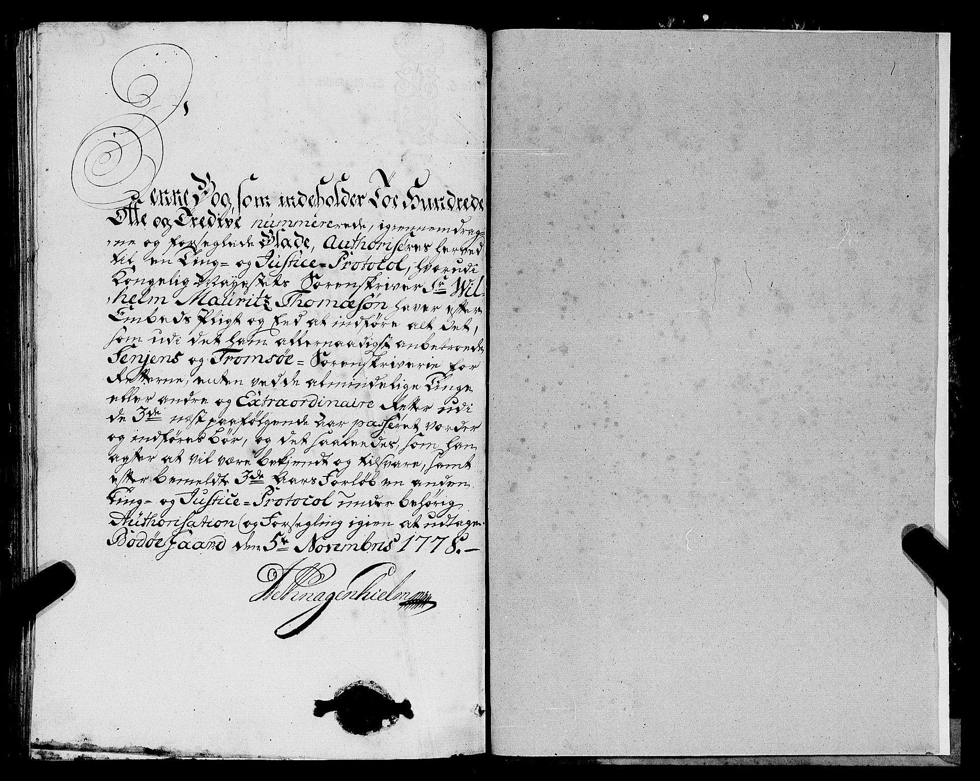 Senja og Tromsø sorenskriveri , AV/SATØ-SATØ-31/F/Fa/L0053: Justisprotokoller/tingbøker, 1779-1782, p. 238b-239a