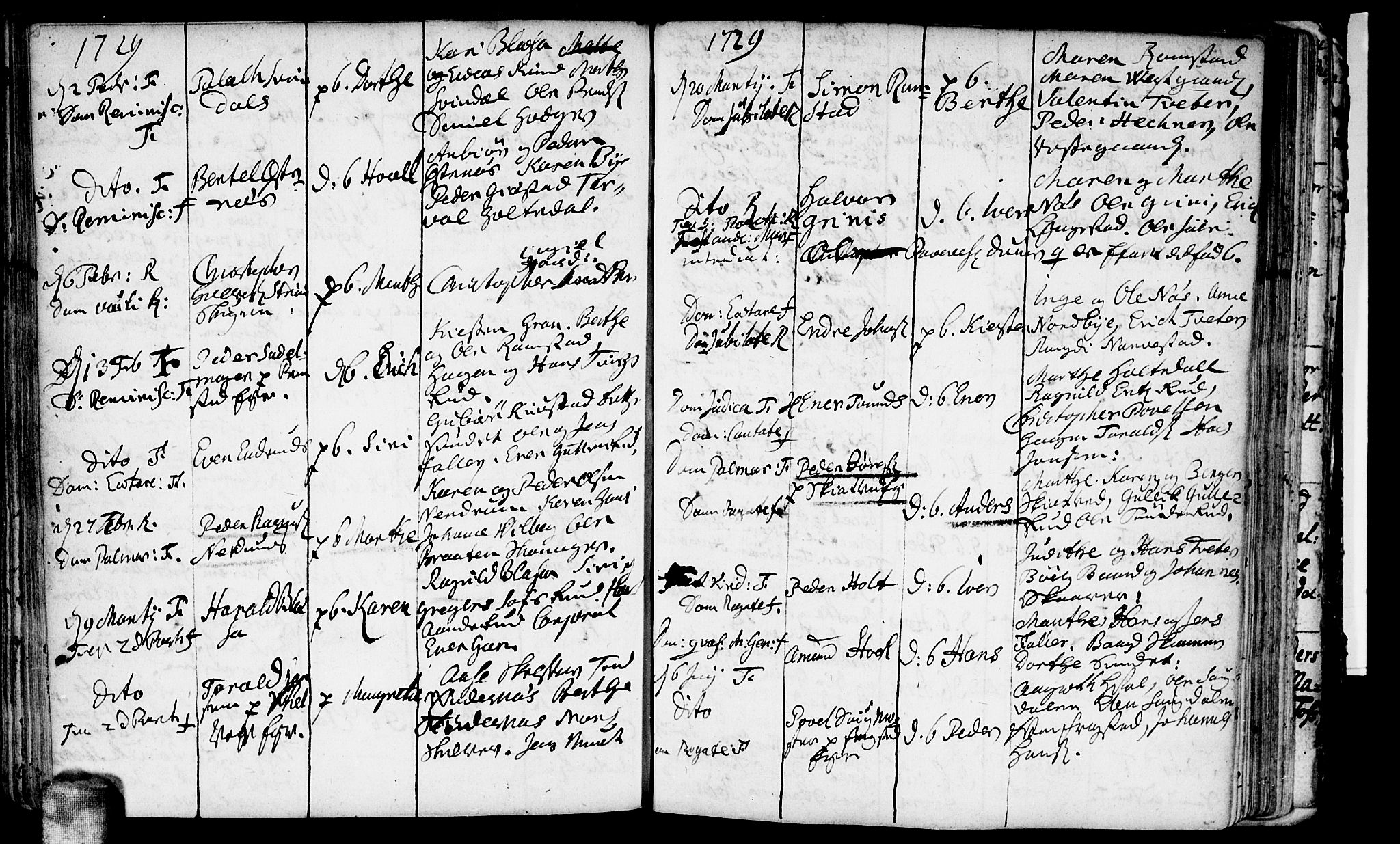 Fet prestekontor Kirkebøker, AV/SAO-A-10370a/F/Fa/L0001: Parish register (official) no. I 1, 1716-1751, p. 86