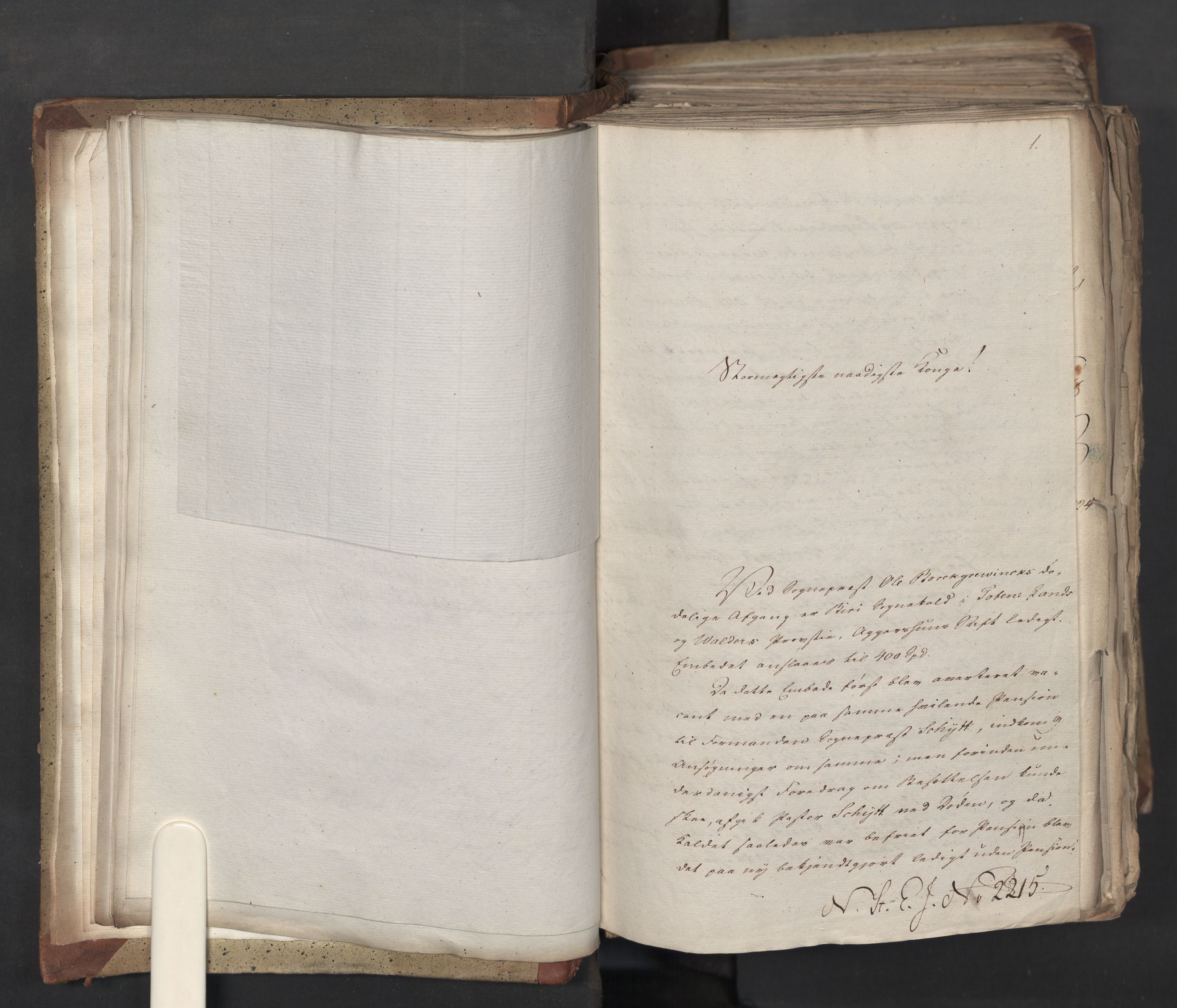 Statsrådsavdelingen i Stockholm, AV/RA-S-1003/D/Da/L0041: Regjeringsinnstillinger nr. 2204-2466, 1825, p. 31