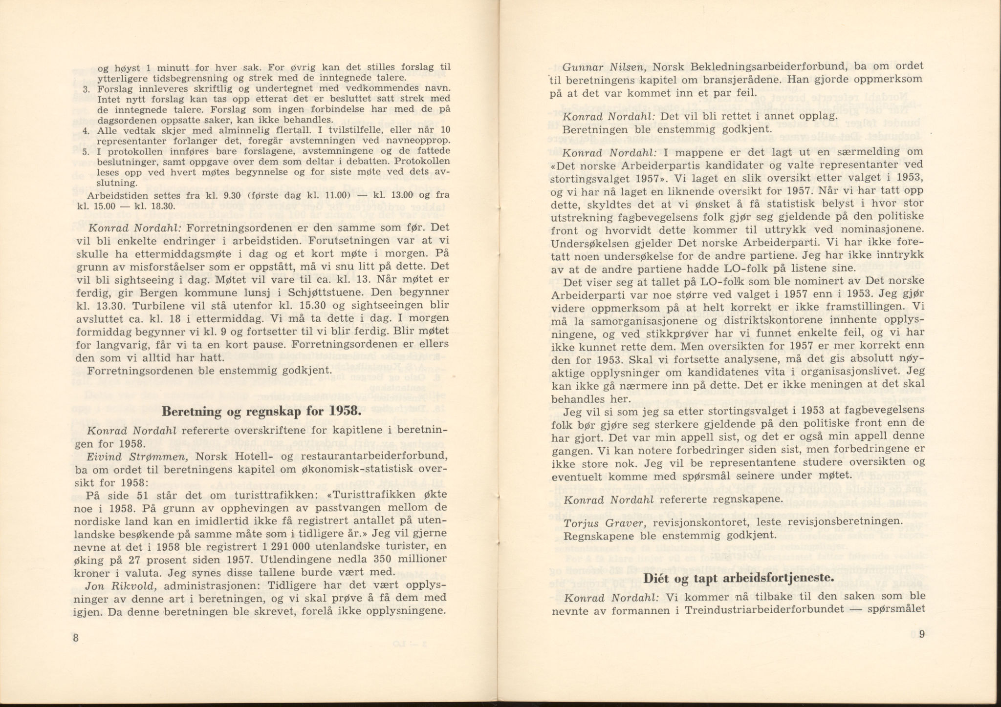 Landsorganisasjonen i Norge, AAB/ARK-1579, 1953-1977, p. 278