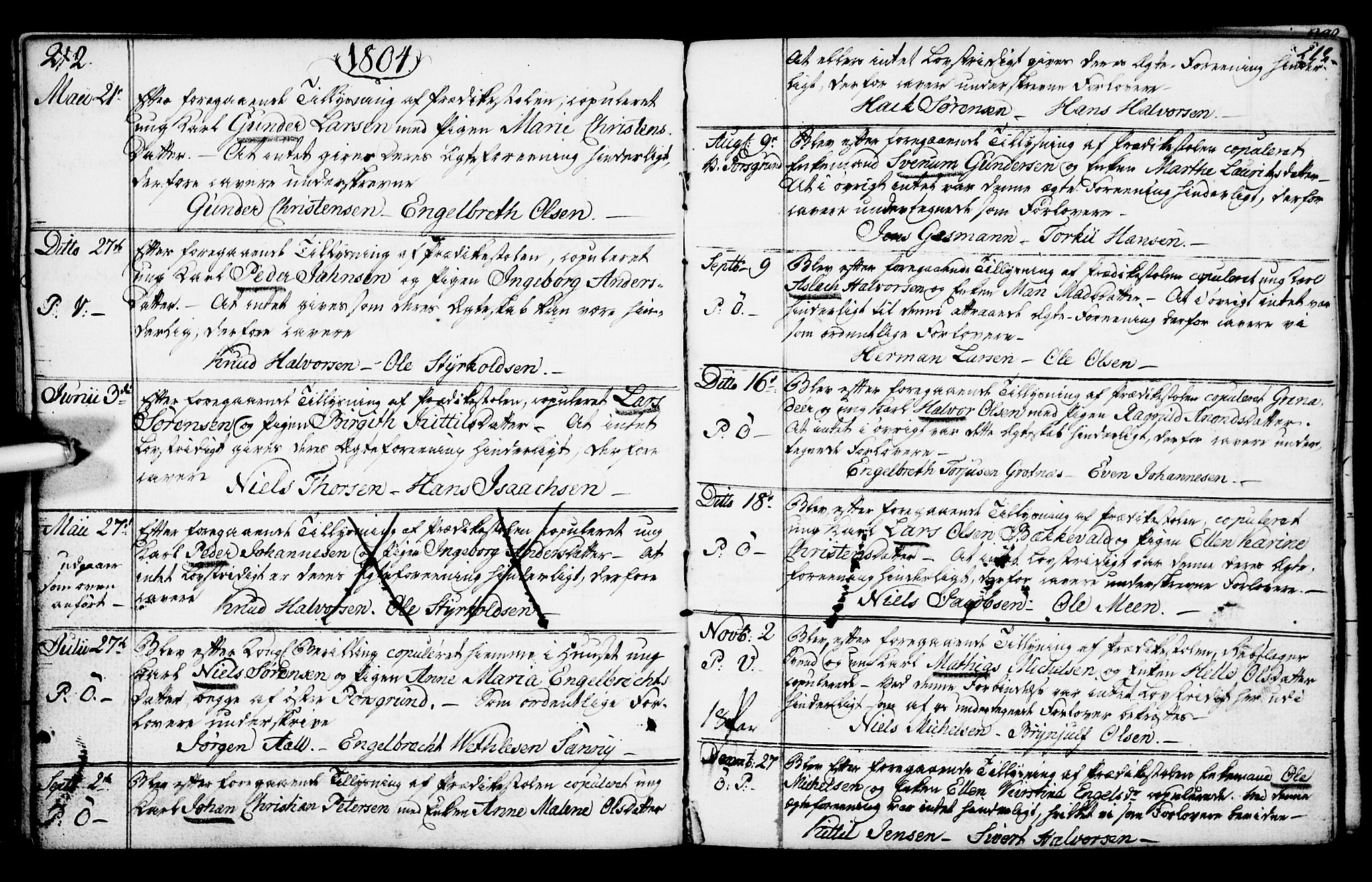 Porsgrunn kirkebøker , SAKO/A-104/F/Fa/L0003: Parish register (official) no. 3, 1764-1814, p. 212-213