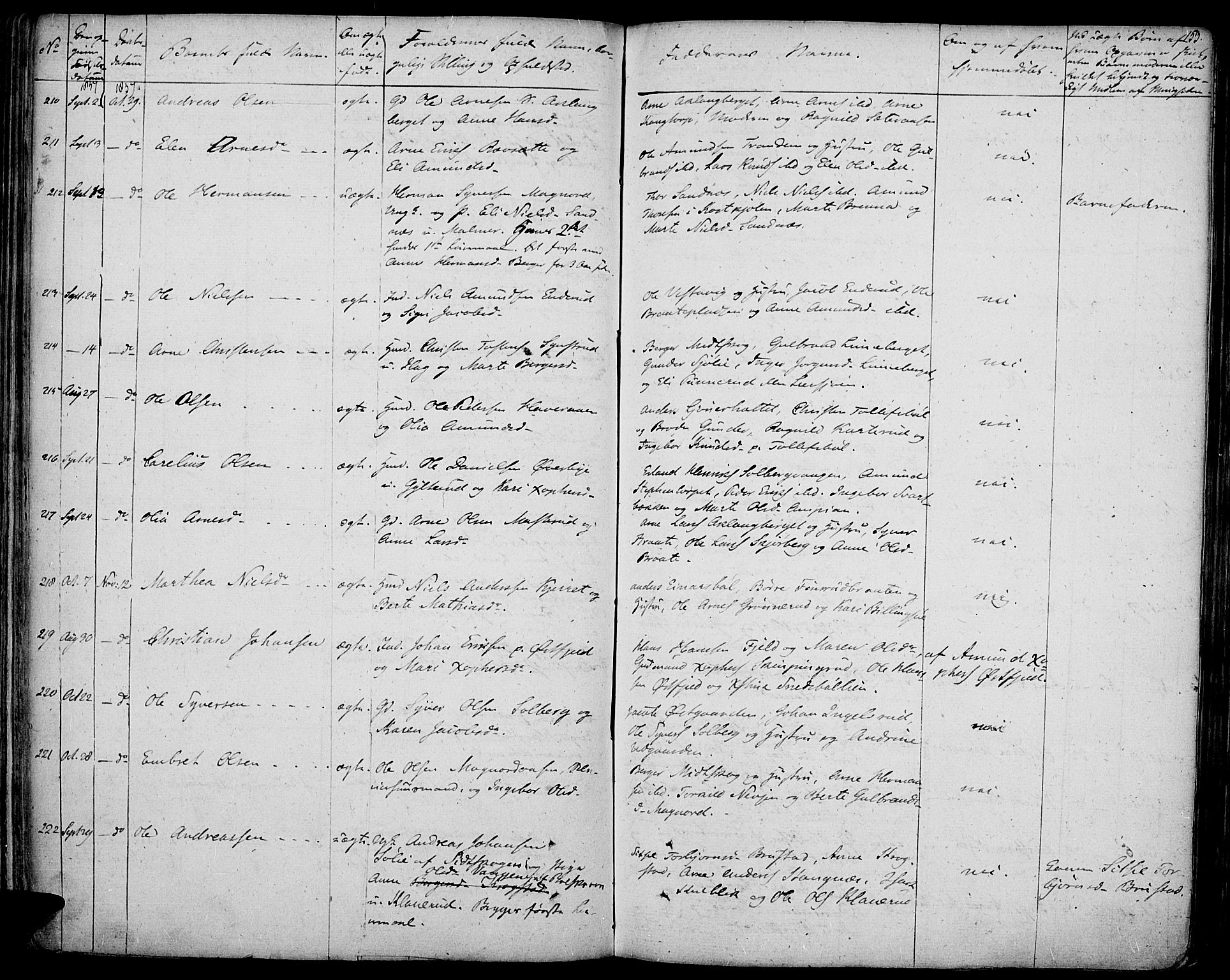 Vinger prestekontor, AV/SAH-PREST-024/H/Ha/Haa/L0007: Parish register (official) no. 7, 1826-1839, p. 153