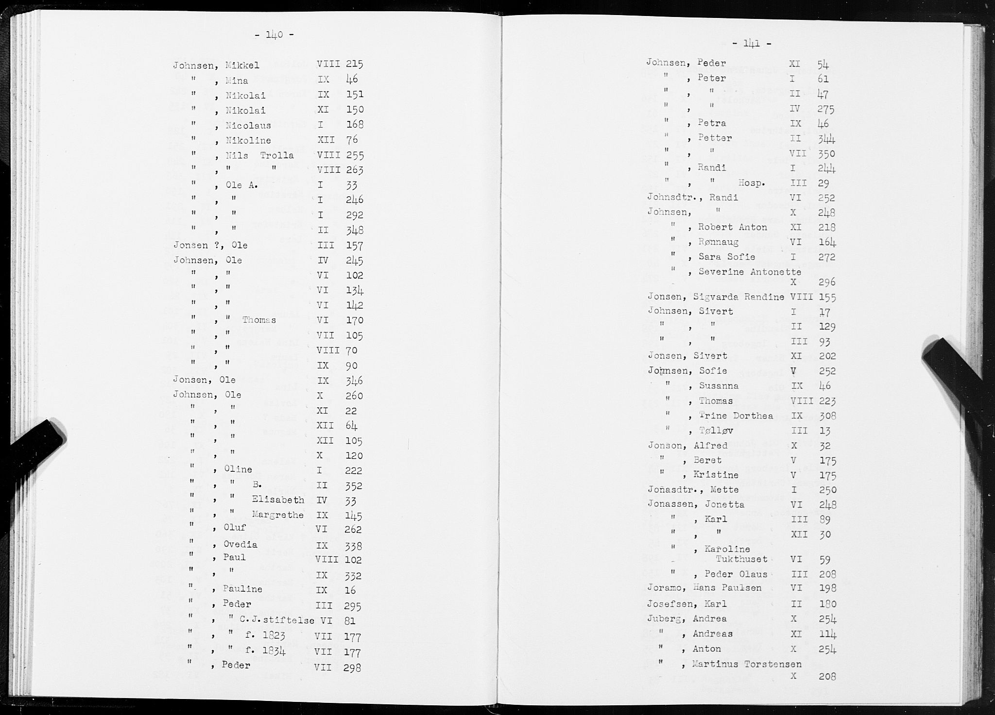 SAT, 1875 census for 1601 Trondheim, 1875, p. 140-141