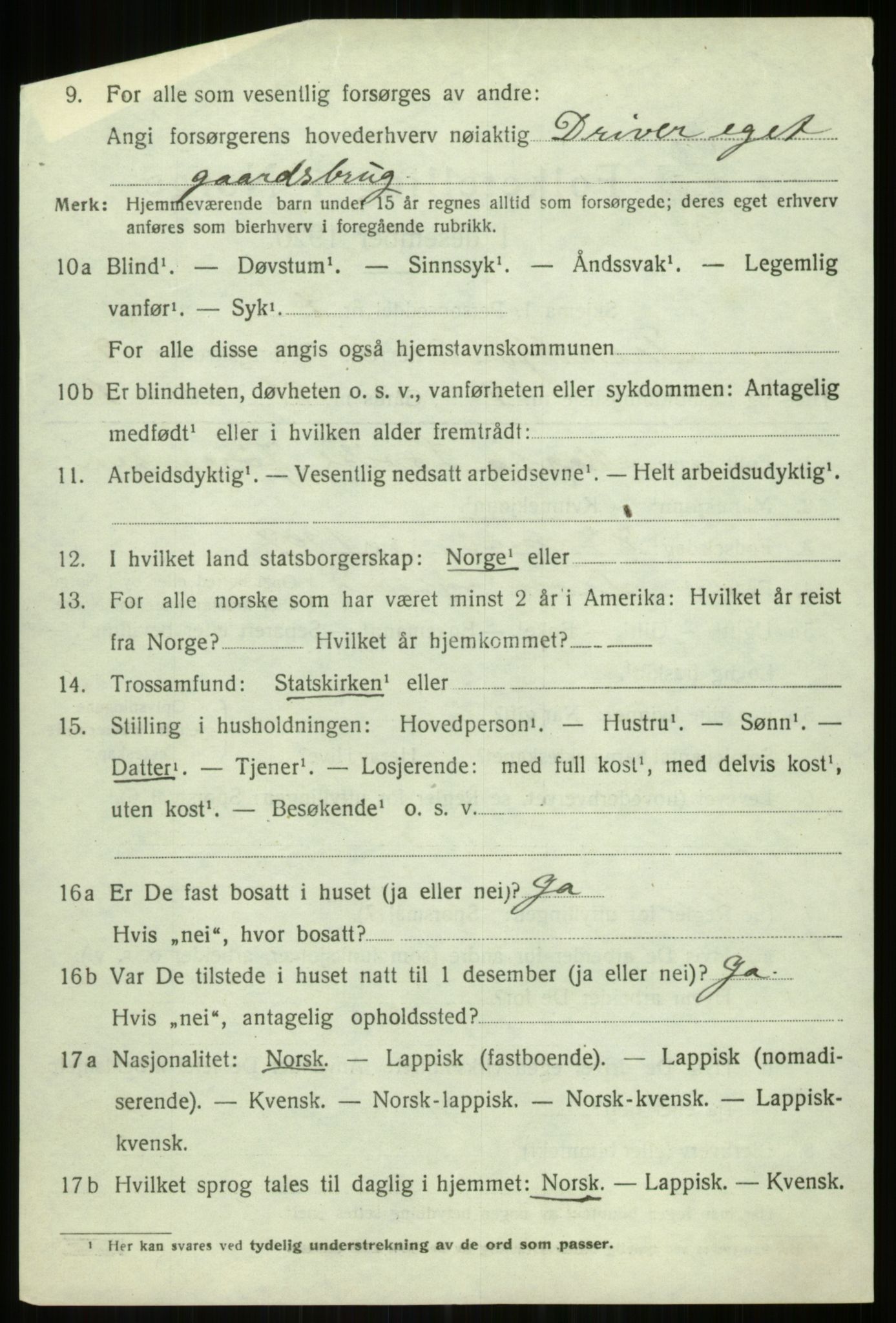 SATØ, 1920 census for Tromsøysund, 1920, p. 6571