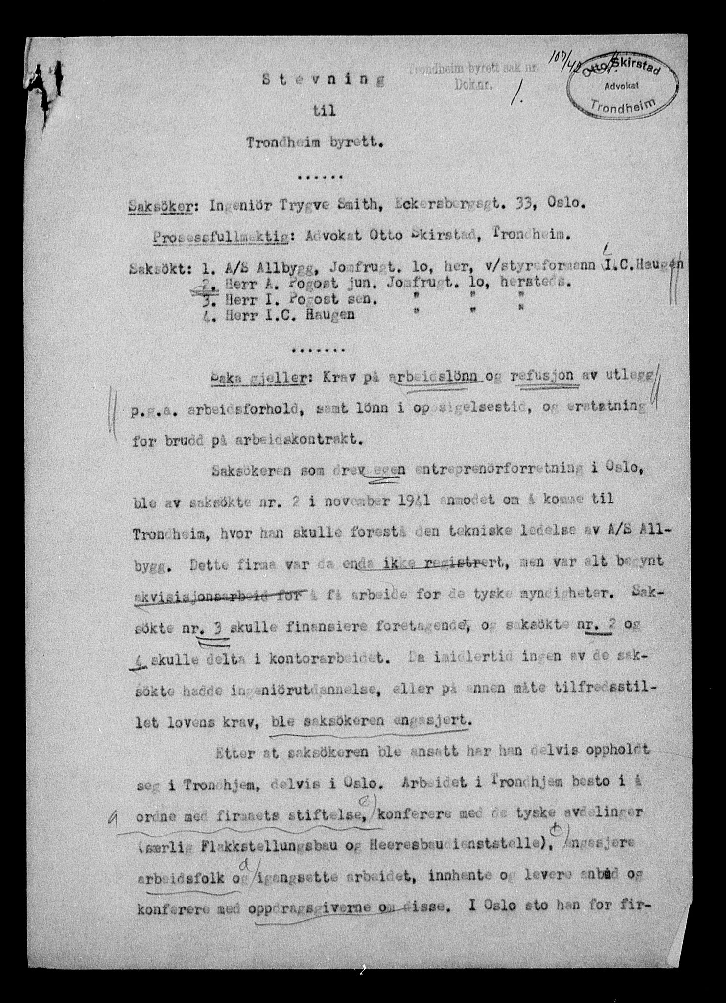 Justisdepartementet, Tilbakeføringskontoret for inndratte formuer, AV/RA-S-1564/H/Hc/Hcc/L0970: --, 1945-1947, p. 44