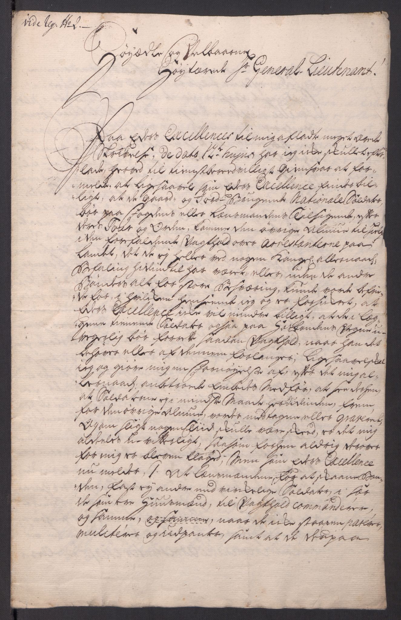 Kommanderende general (KG I) med Det norske krigsdirektorium, AV/RA-EA-5419/D/L0061: Stattholderens, stiftamtmenns og amtmenns brev, 1731-1740, p. 153